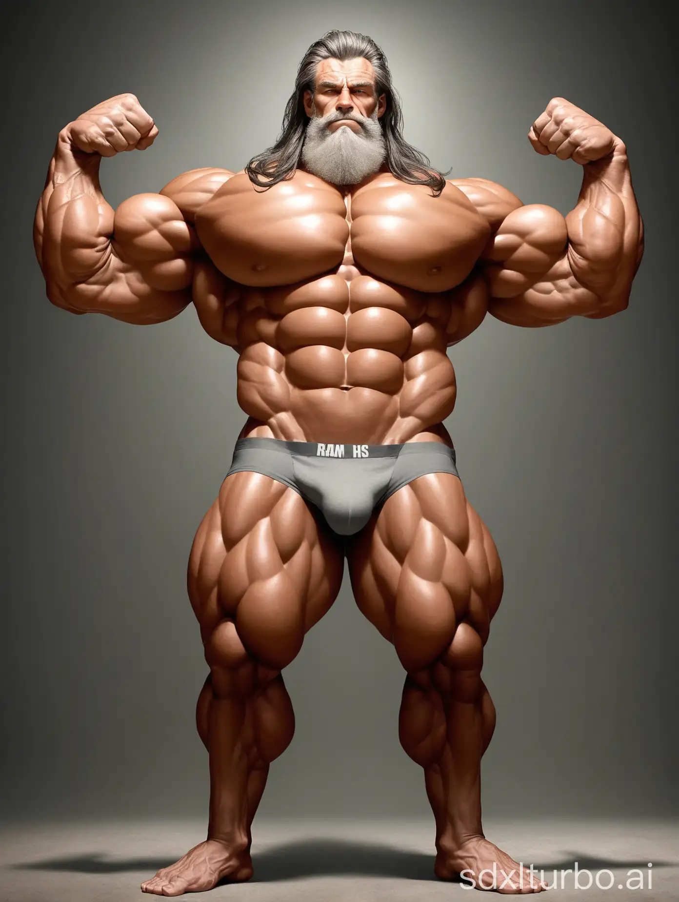 Muscular-Elderly-Man-Showing-Massive-Biceps