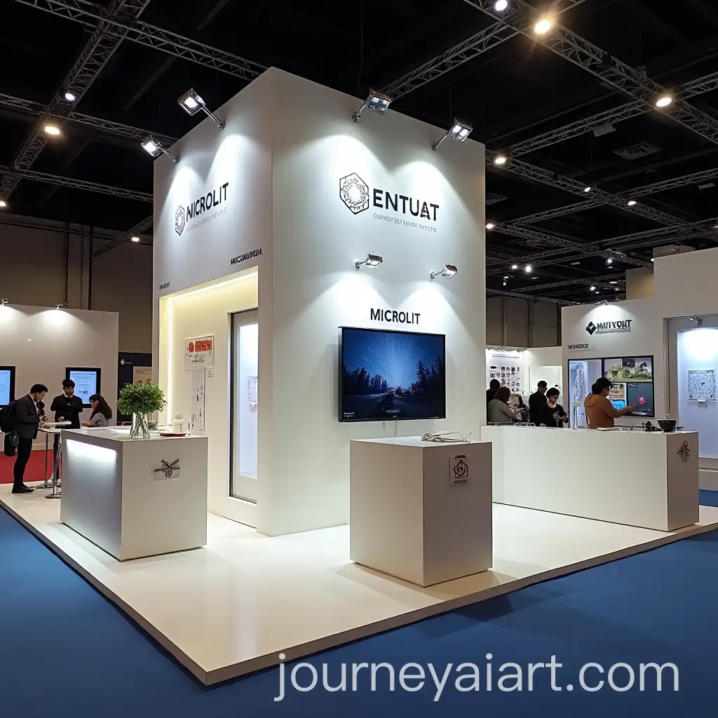 Microlit-Brand-Stall-Design-with-Logo-and-OpenSided-Structure