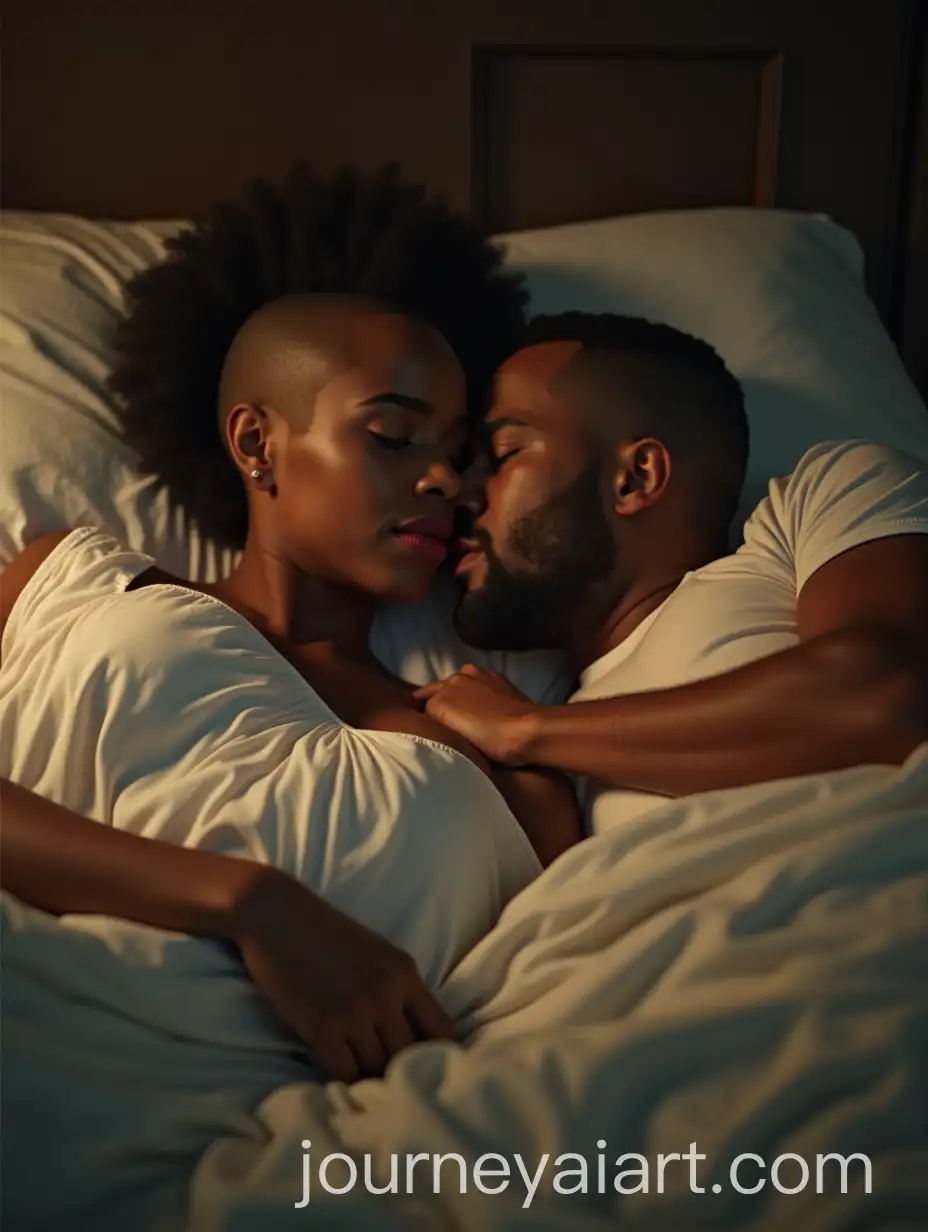 Intimate-Moment-Between-a-Black-Woman-and-a-White-Man-in-Gentle-Night-Light