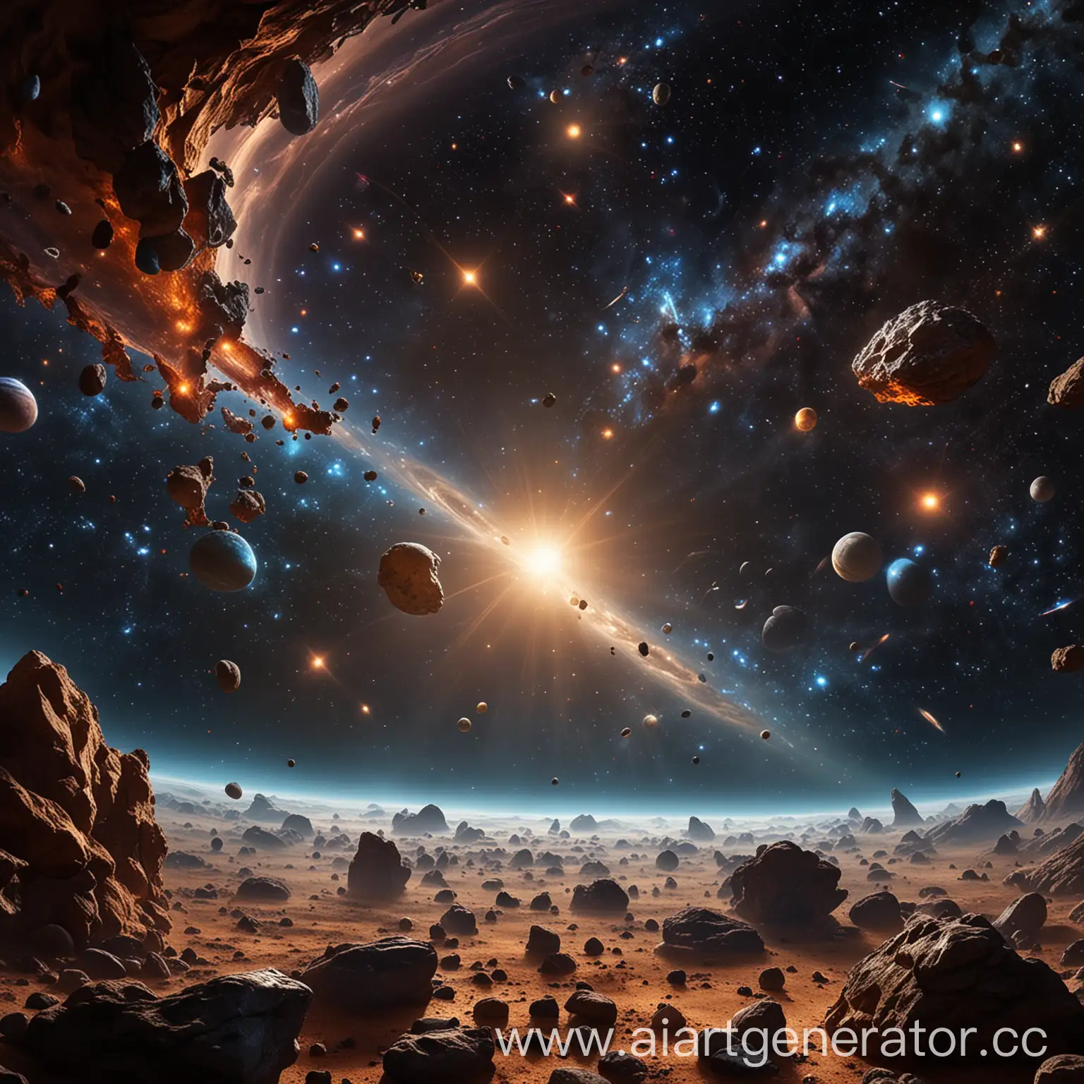 Planets-Floating-Around-Quasar-with-Space-Rocks-Vine