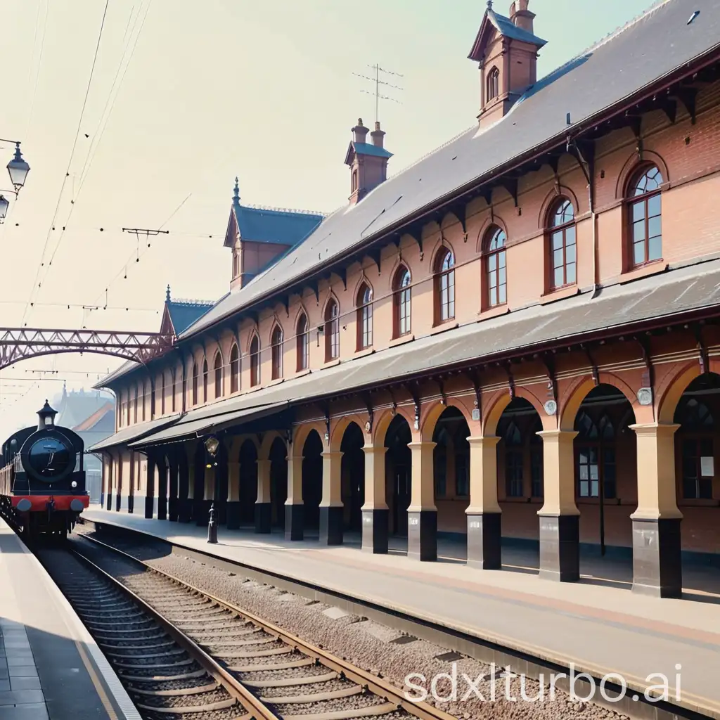 Late-19th-Century-Railway-Station-Viewed-from-Street