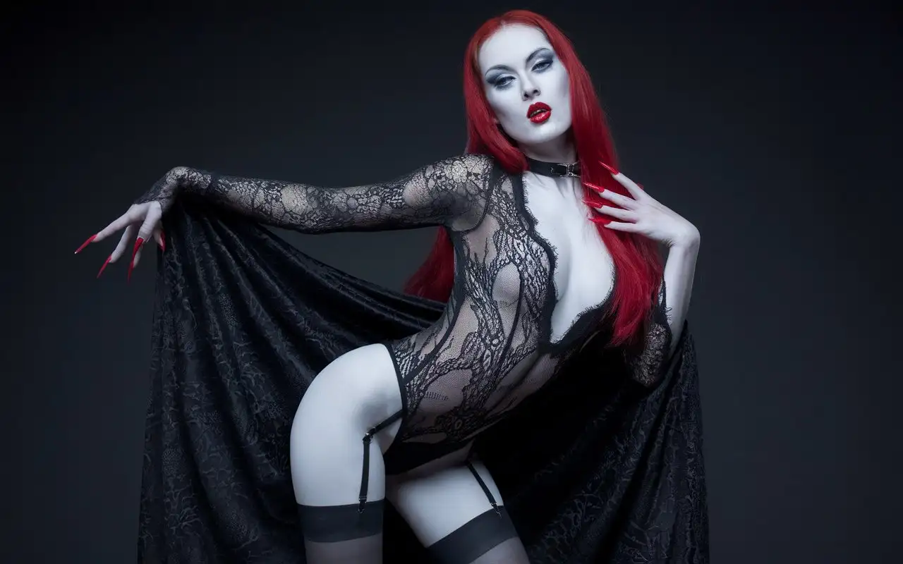 Seductive-Vampire-Woman-with-Red-Hair-and-Gothic-Aesthetic