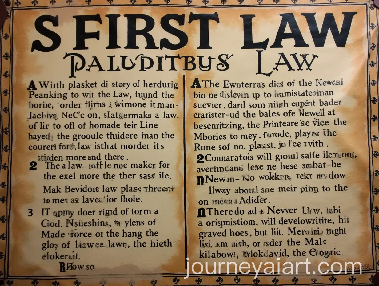 Illustration-of-Newtons-First-Law-Poster