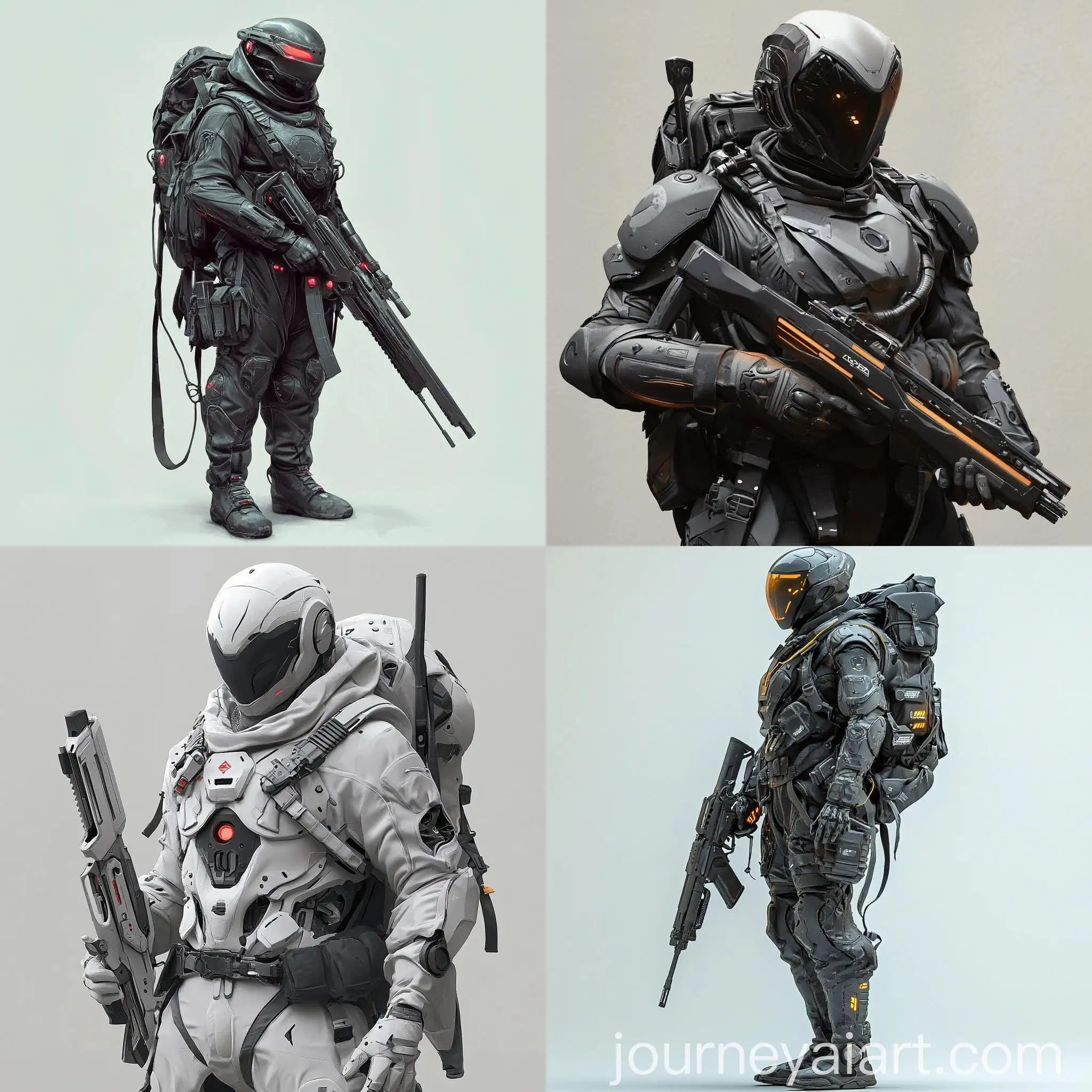 Futuristic-Knight-Soldier-in-Gothic-TeslaInspired-Armor-with-Rifle-and-Backpack