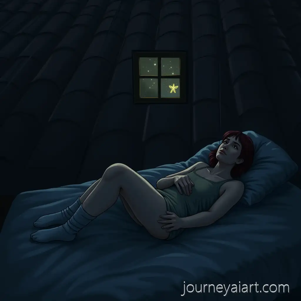 Quiet-Night-Under-a-Roof-withLying-Down-in-Darkness-Soft-Sounds-of-Nature