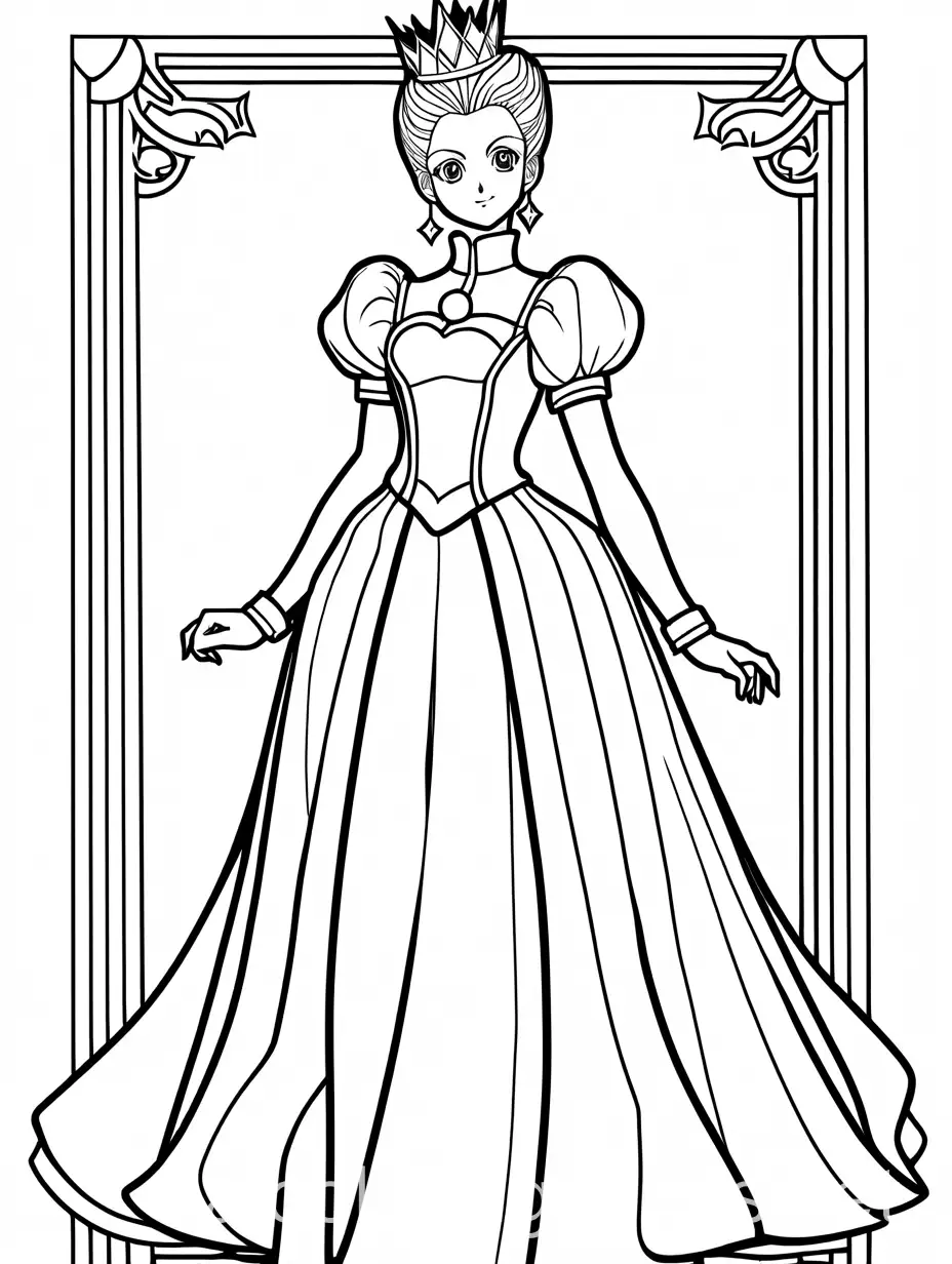 Hisoka-as-a-Princess-Coloring-Page-for-Kids