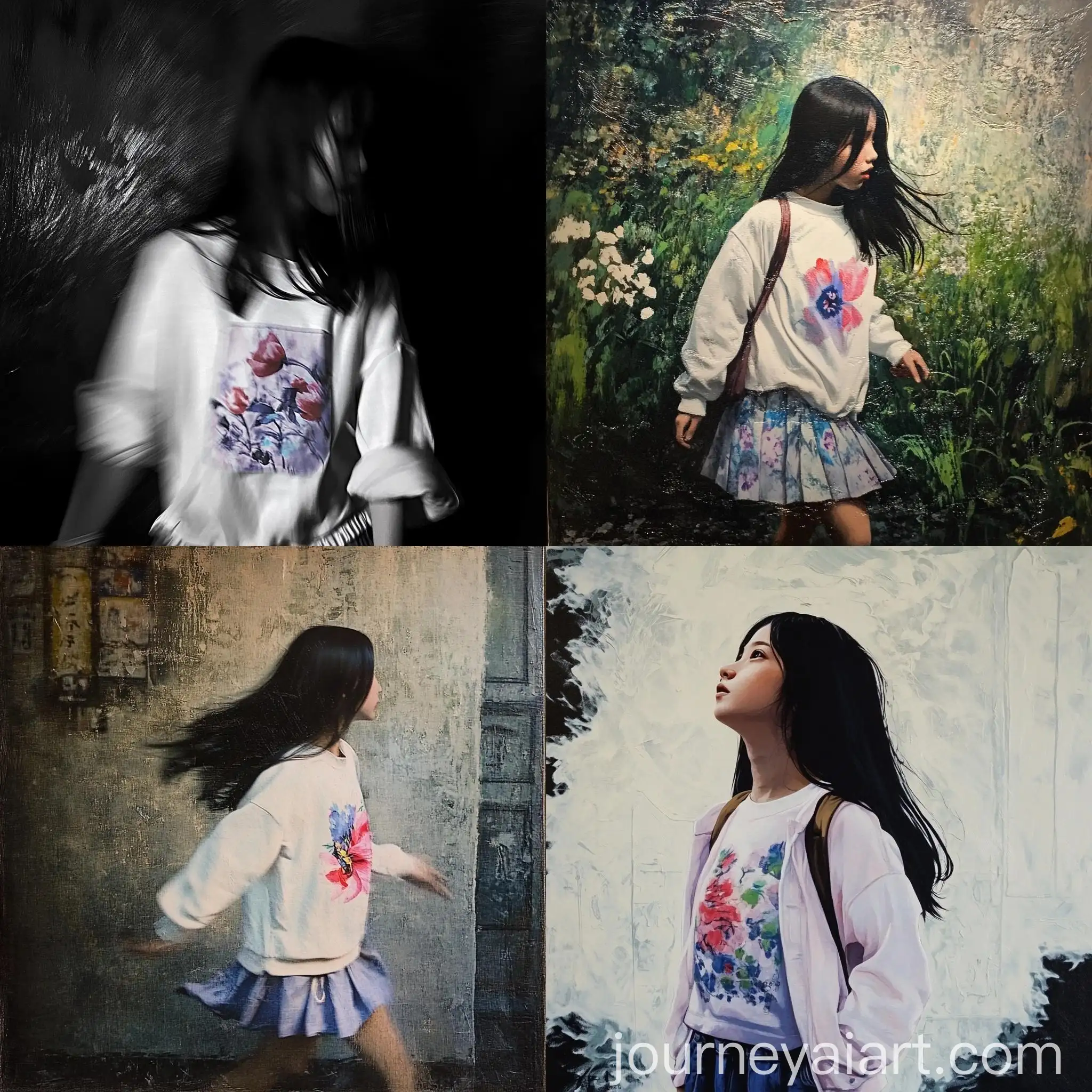 Young-Woman-Walking-in-Forest-Landscape