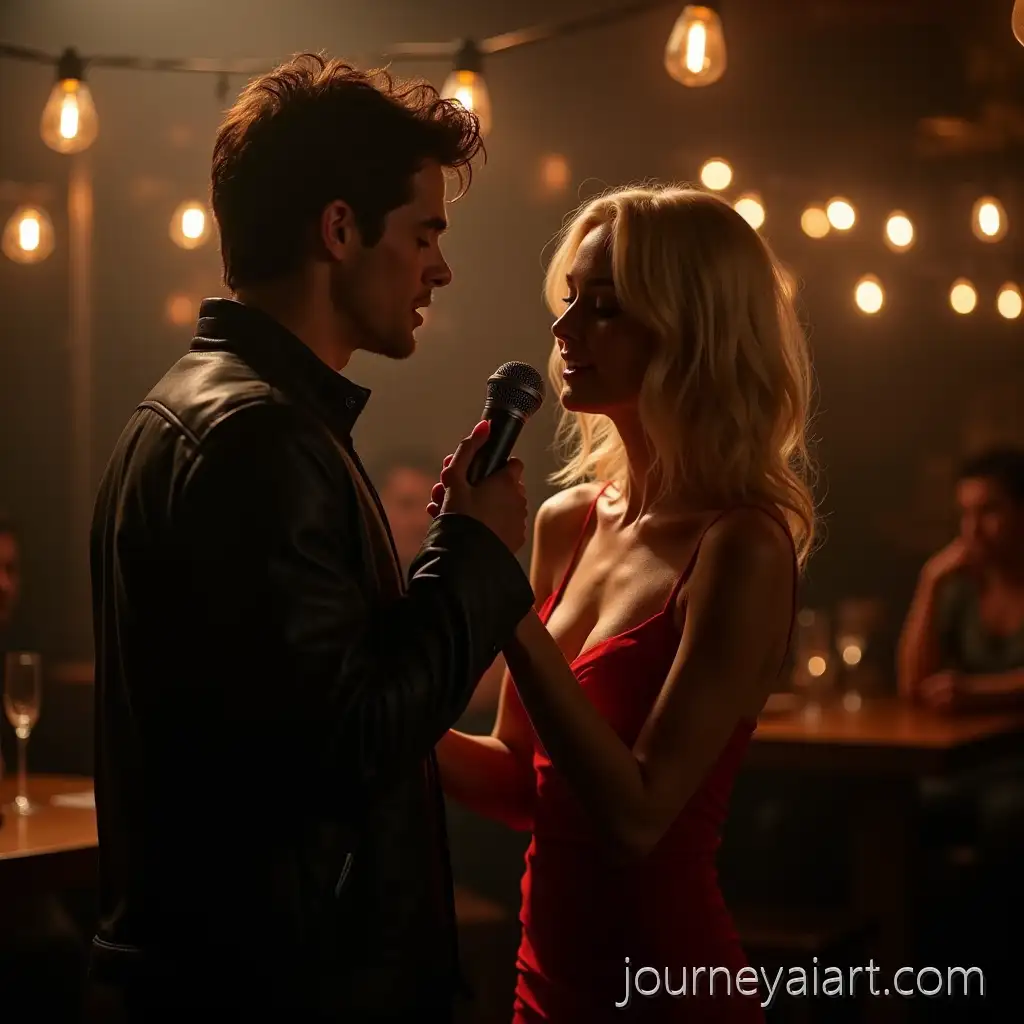 Eternal-Vampire-Romance-Stefan-and-Caroline-Singing-A-Thousand-Years-at-Mystic-Falls-Karaoke-Bar