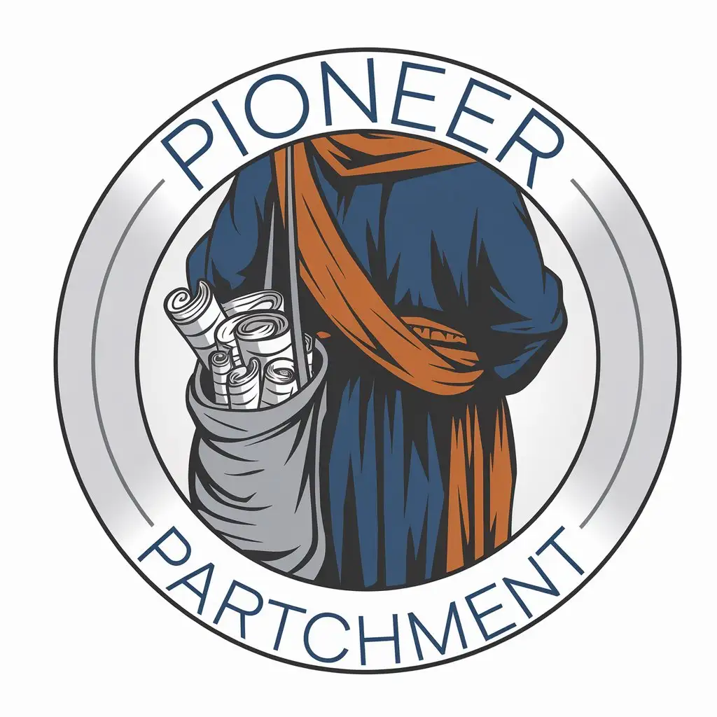 LOGO Design for Pioneer Pavilion Apostle Waistband Scroll Bag Theme