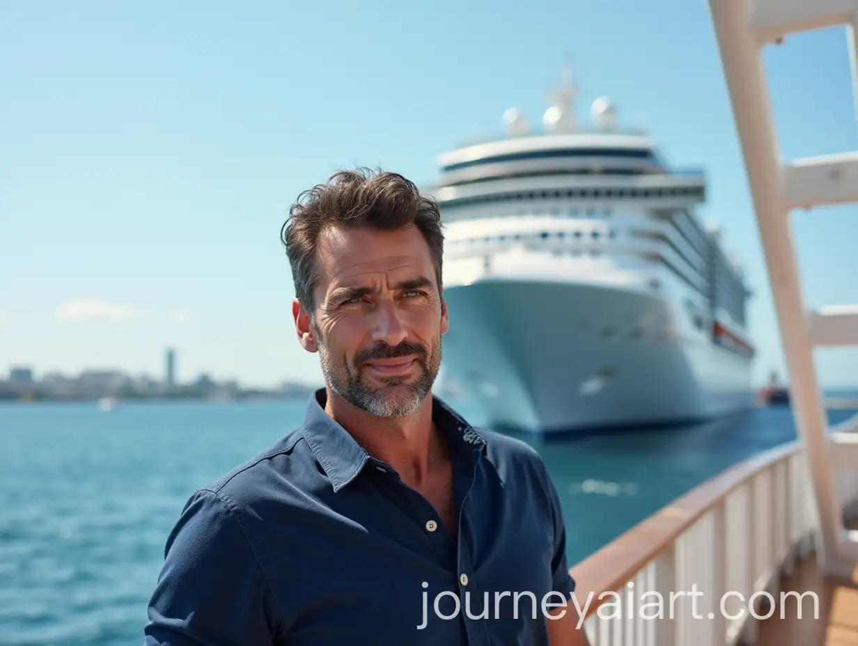 Handsome-Man-on-the-Deck-of-a-Luxury-Cruise-Ship