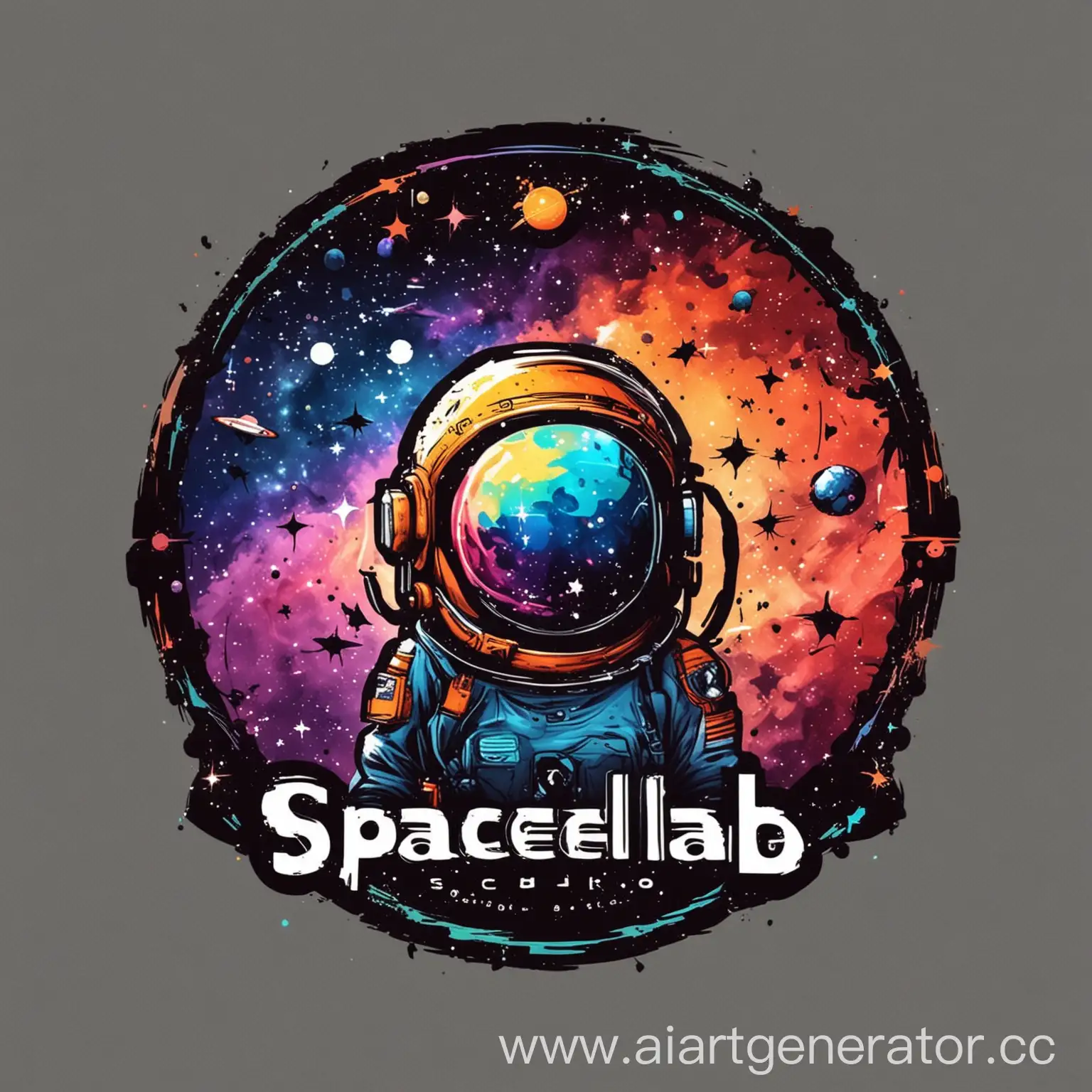 SpaceLab-Youth-Merch-Logo-Energetic-Colorful-Spacey-Creative-Design