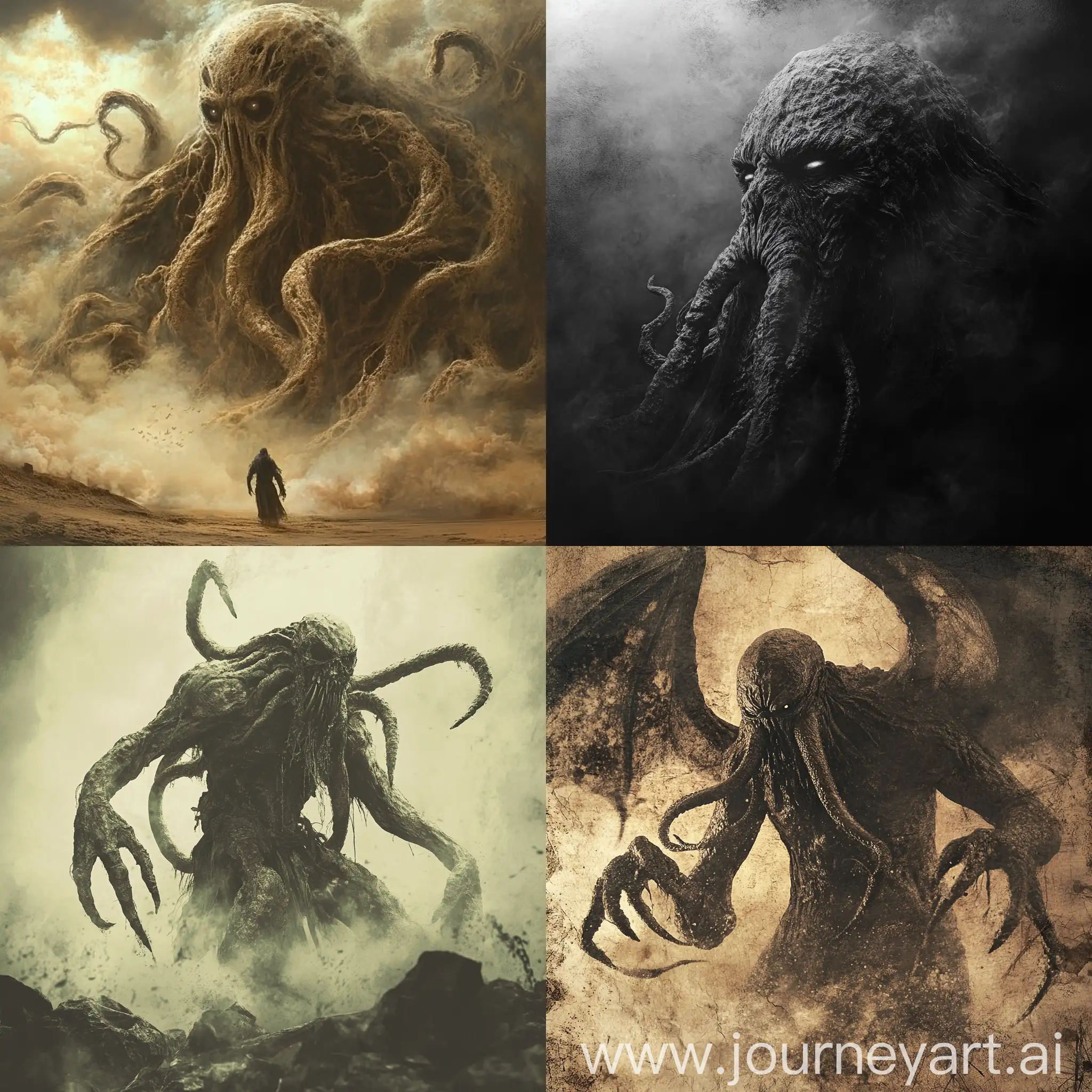 Creation-of-Man-by-GodMonster-Cthulhu-from-Dust