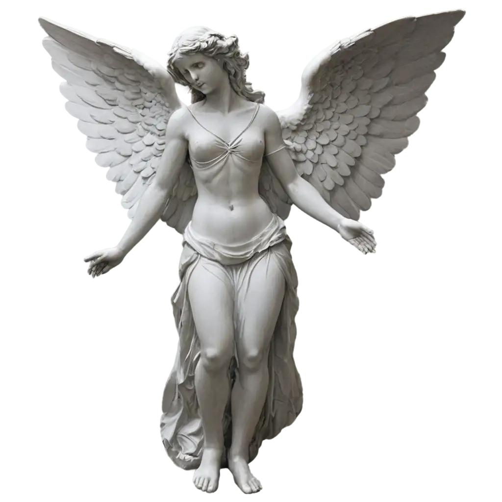 Ethereal-Statue-of-Angel-PNG-Image-Graceful-Serenity-in-Transparent-Format
