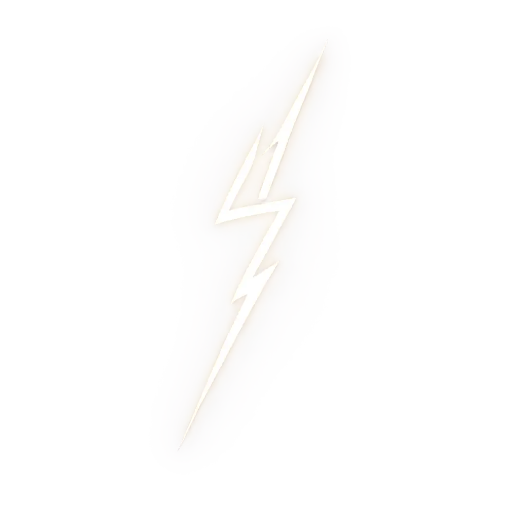 icon designating white lightning energy