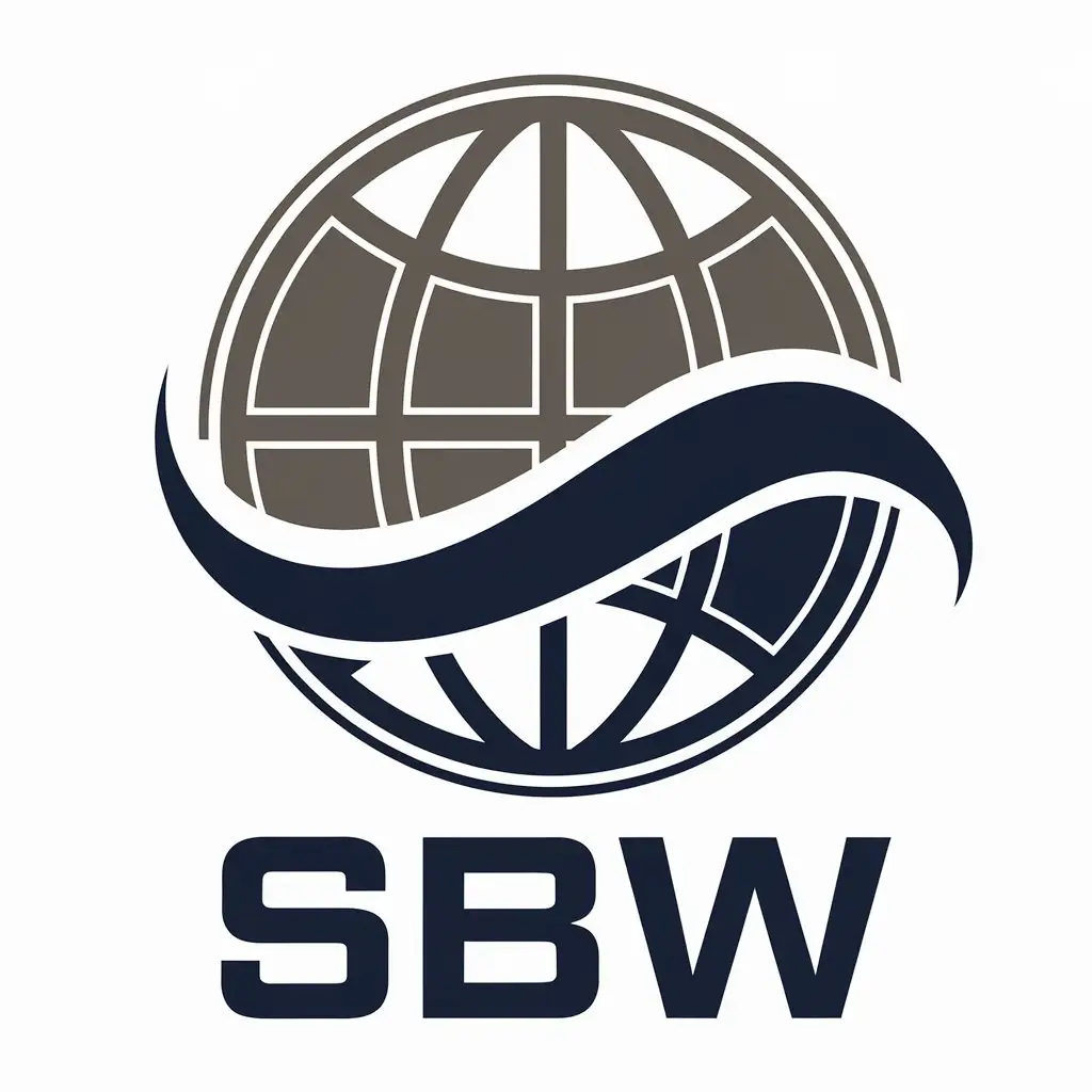 LOGO Design for SBW Vector Design with ImportExport Symbol for Automotive Industry