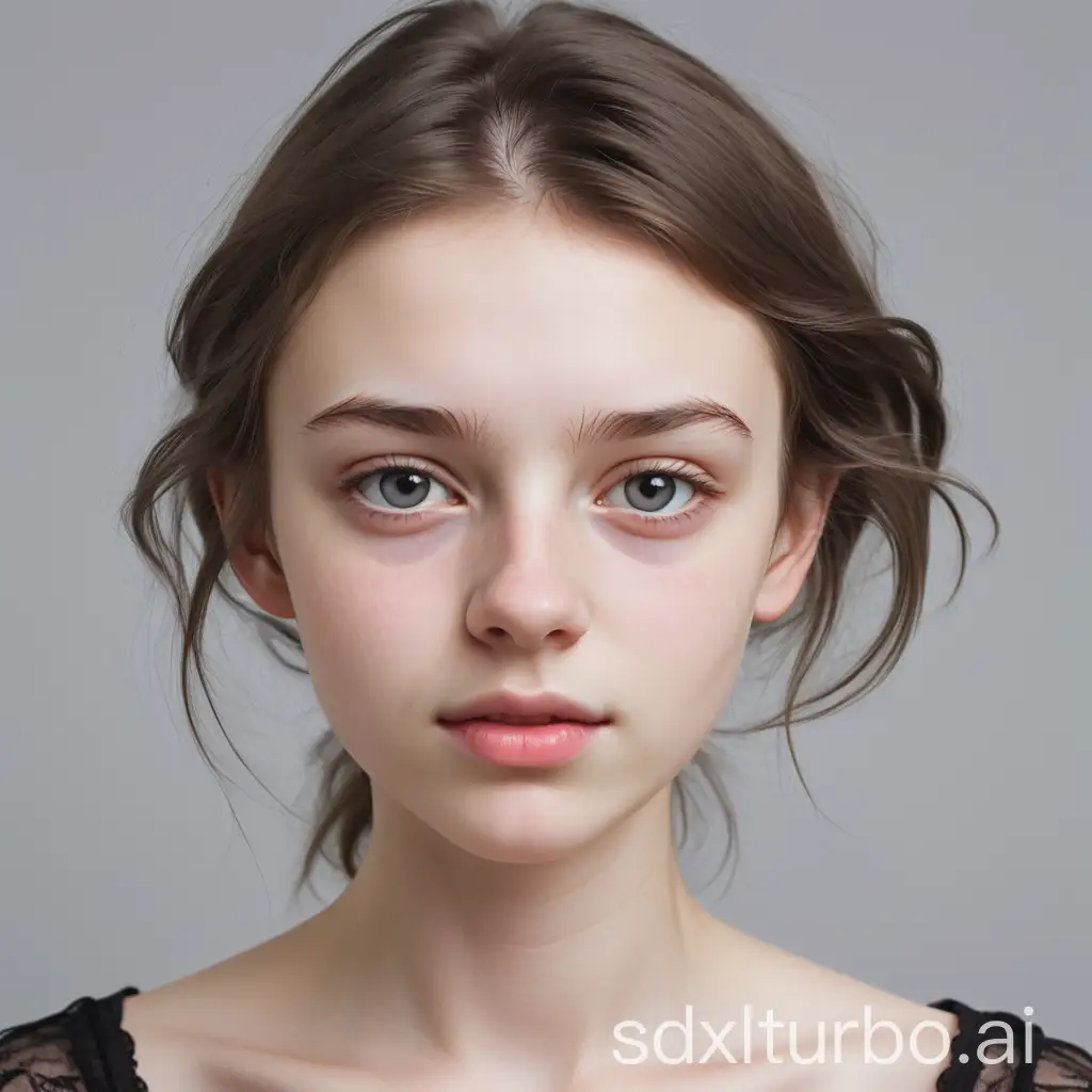 Portrait-of-a-24YearOld-European-Woman-with-Fair-Complexion-and-ActressLike-Features