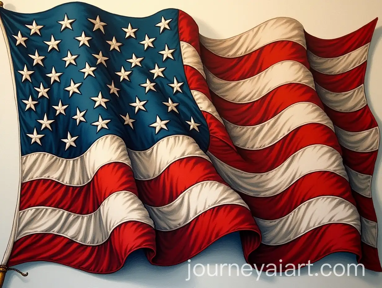 Wavy-Chequered-Flag-in-Traditional-Tattoo-Style