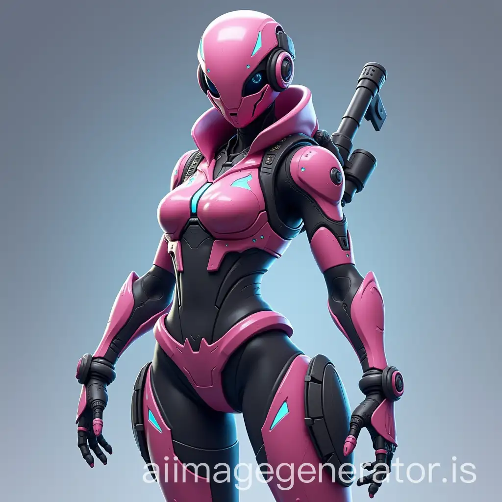 Female-Robot-Skin-Design-for-Fortnite-Game-Character