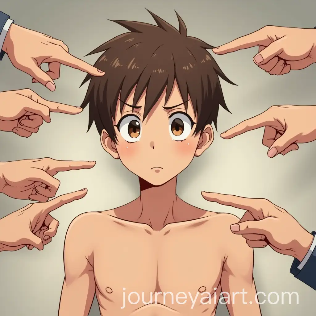 Anime-Style-Boy-with-Multiple-Fingers-Pointing-at-Him