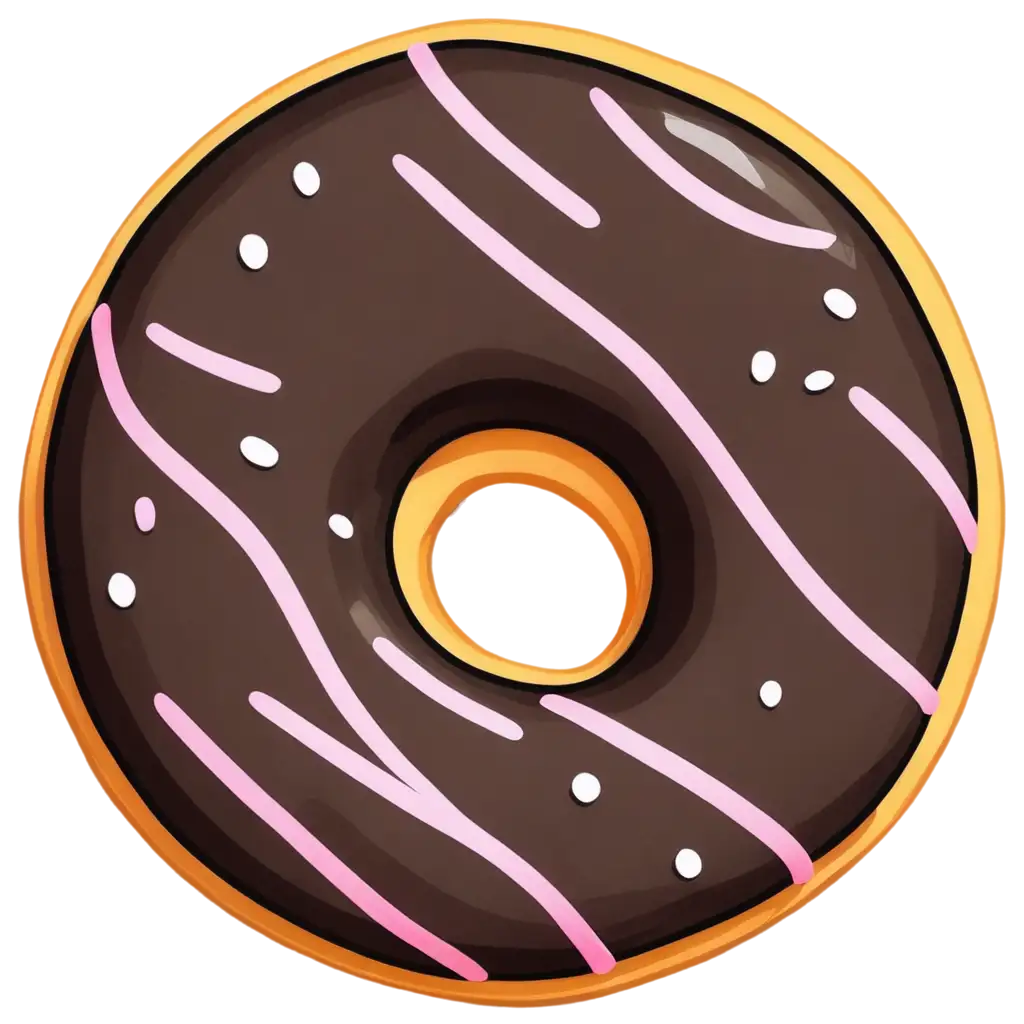 Vibrant-Cartoon-Style-Donut-PNG-Perfect-for-Digital-Design-and-Marketing