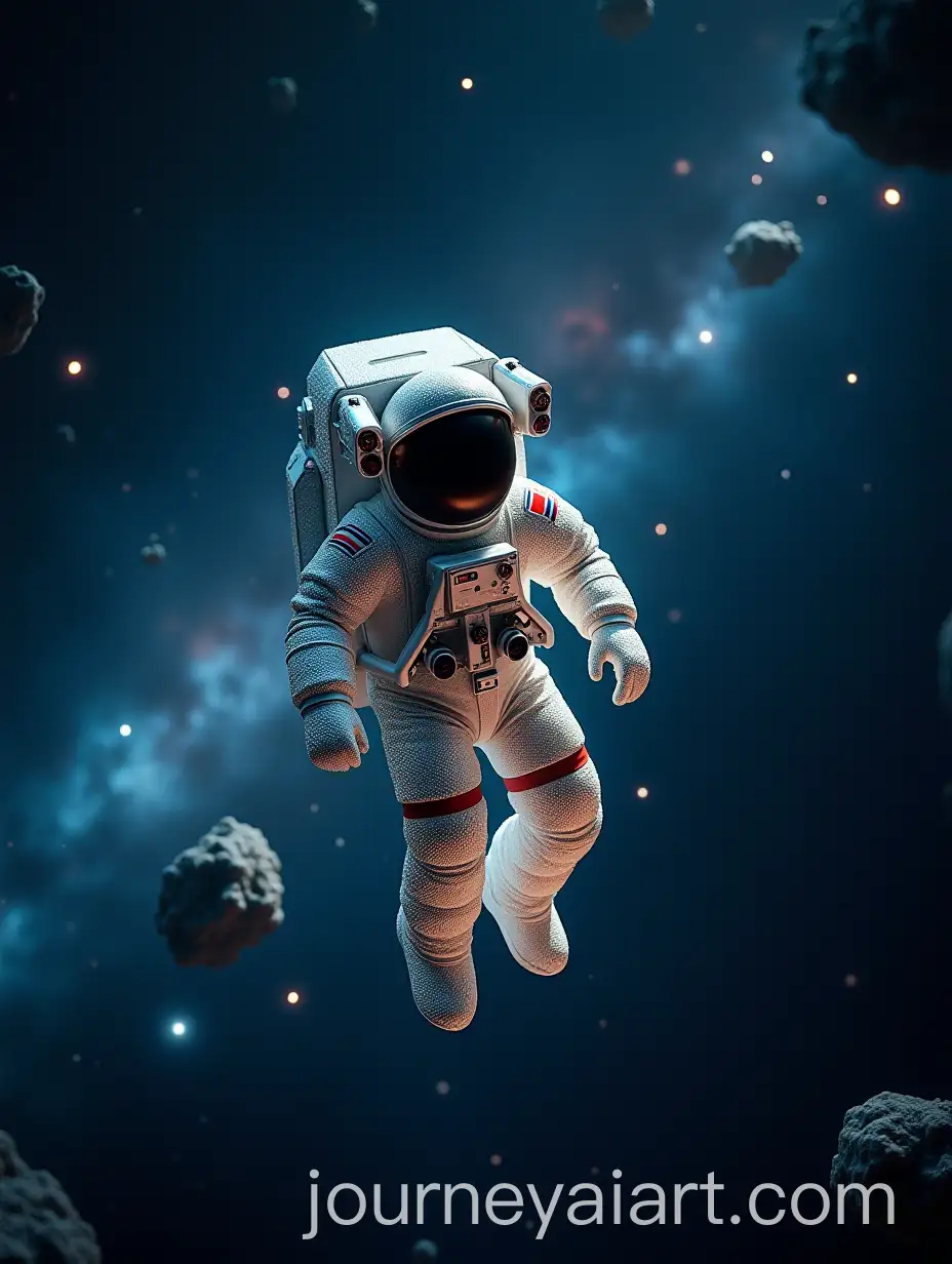 Astronaut-in-Bubble-Wrap-Suit-Drifting-Through-Space-Among-Stars-and-Asteroids