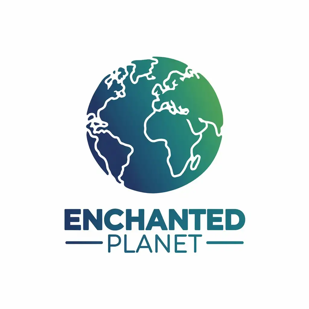 LOGO Design for Enchanted Planet Earth Symbol with Travel Industry Focus