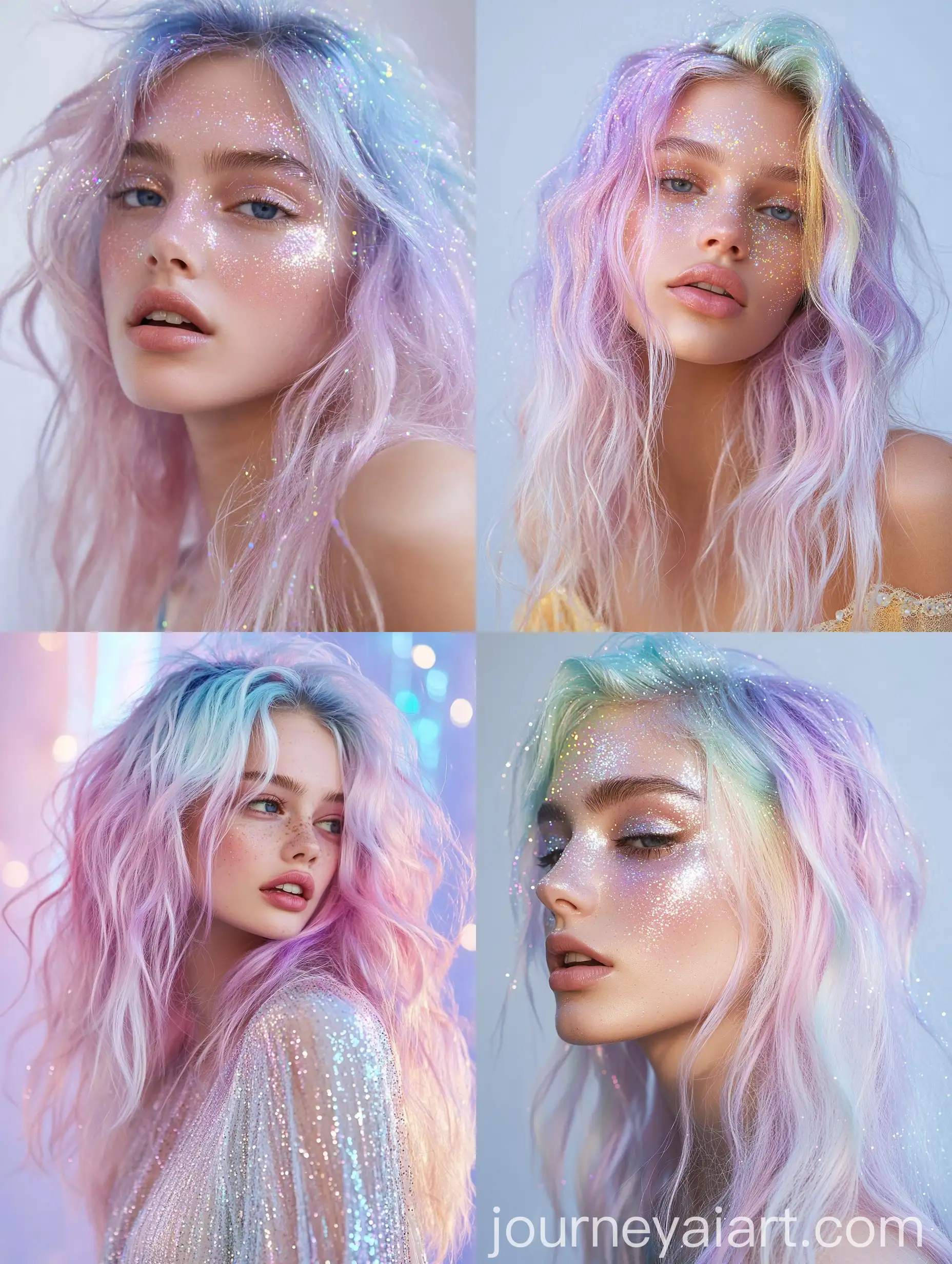 FestivalReady-Glitter-Roots-and-Pastel-Waves-Hairstyle