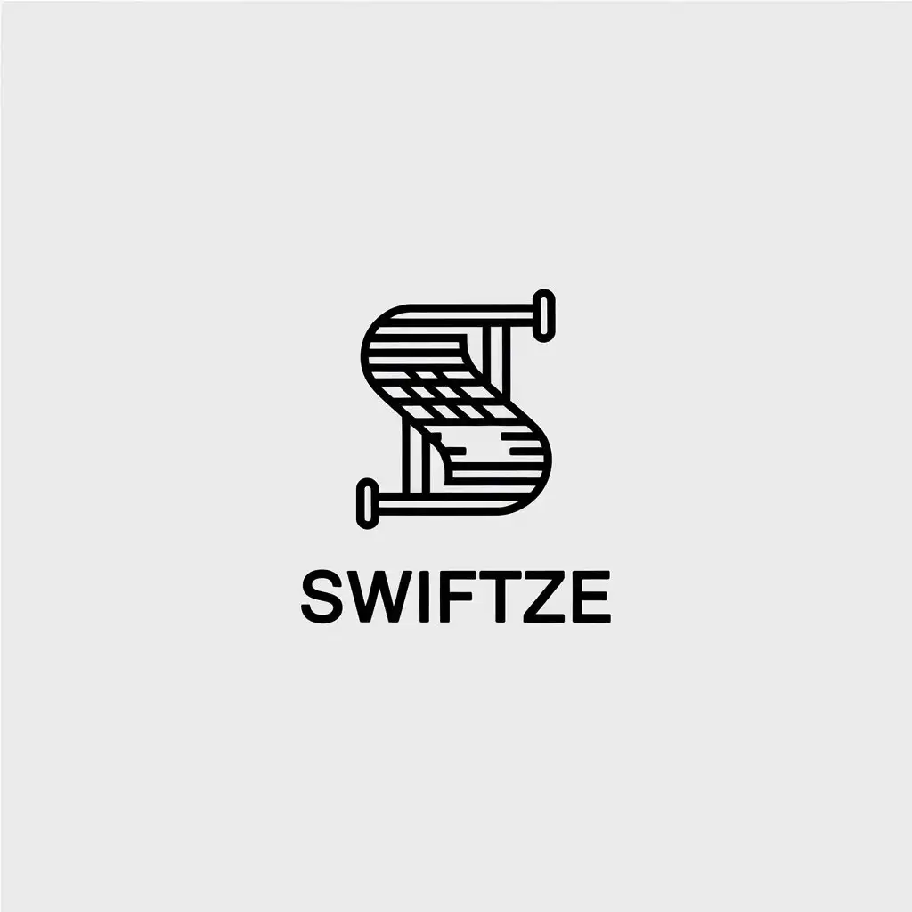 LOGO Design For Swiftze Textile Production in Minimalistic Style