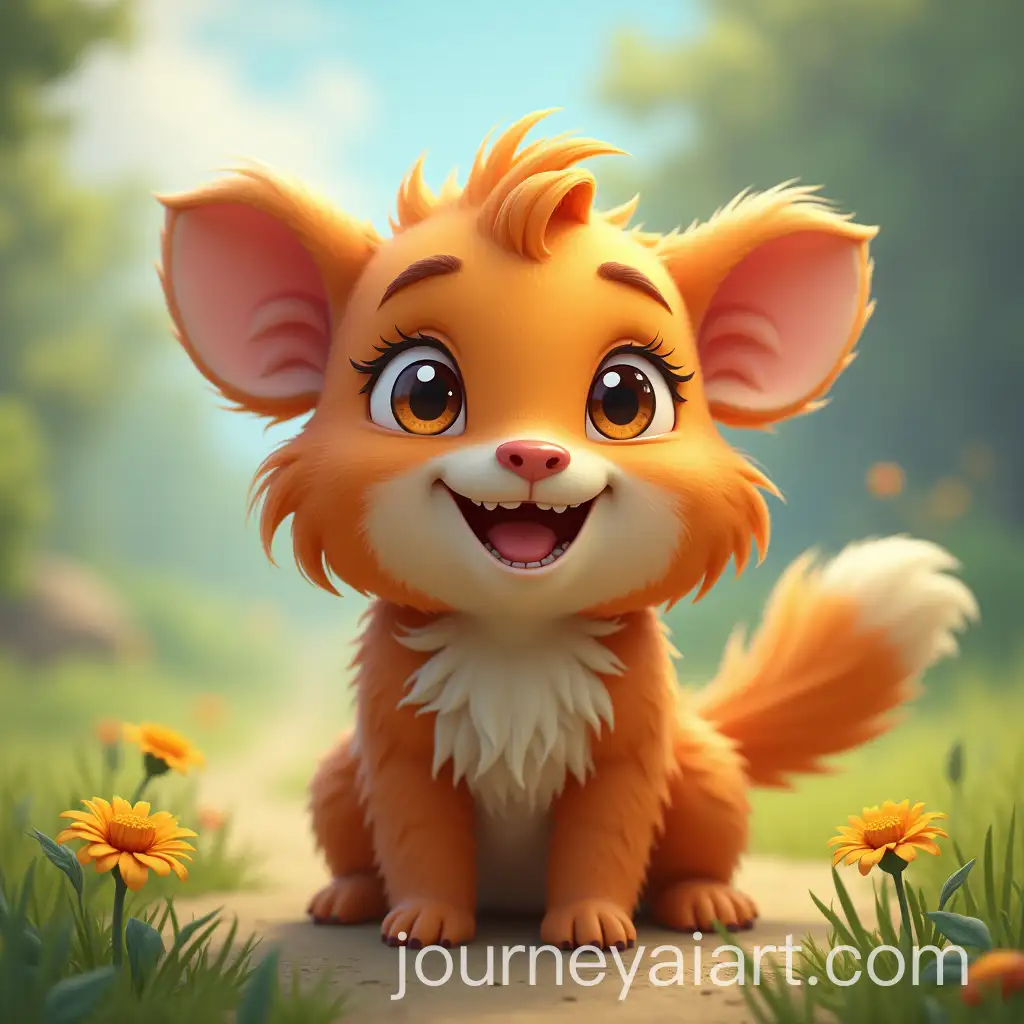 Happy-Animal-in-a-Joyful-Pose