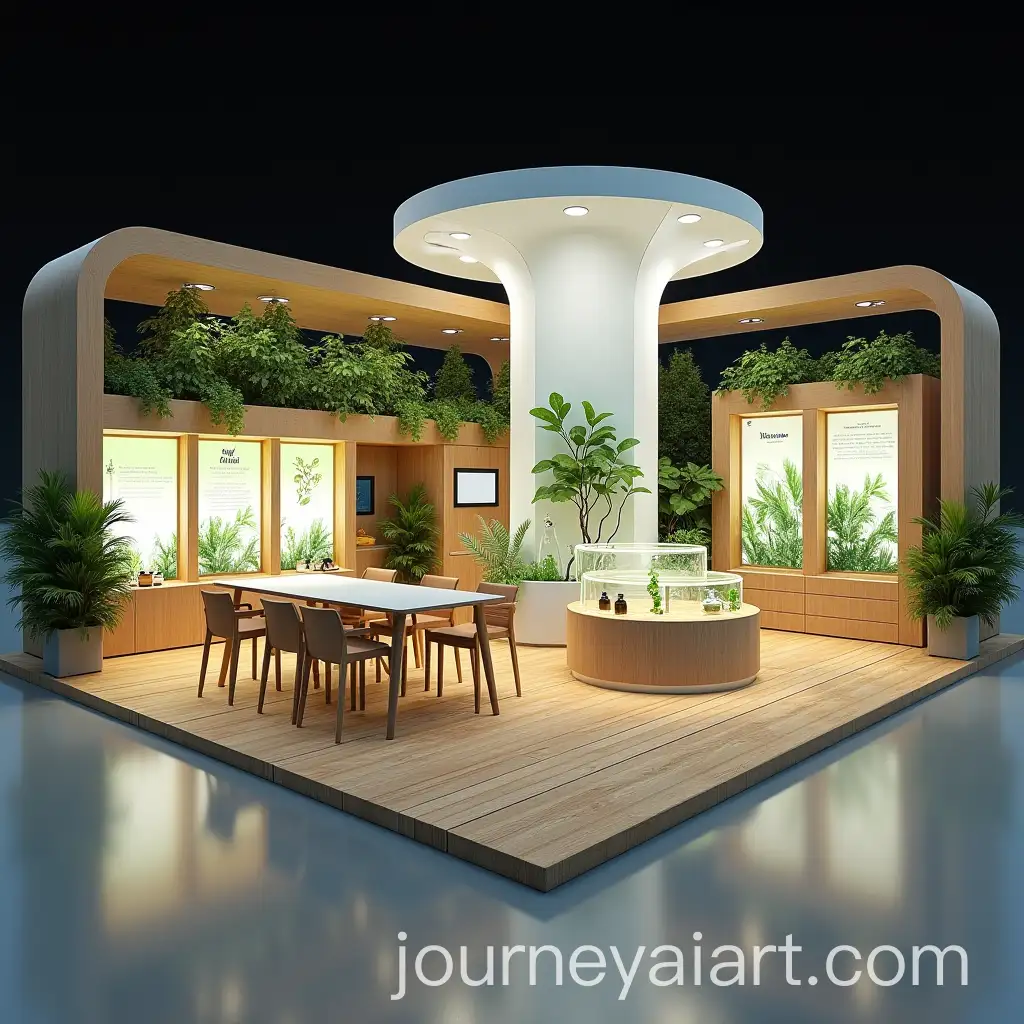 Sustainable-Trade-Show-Booth-Design-Featuring-EcoFriendly-Chemical-Products