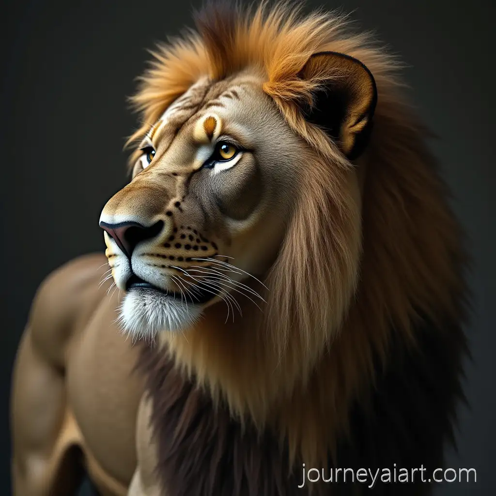 HumanHuman-face-lion-art-Body-and-Lion-Face-Fusion-Concept