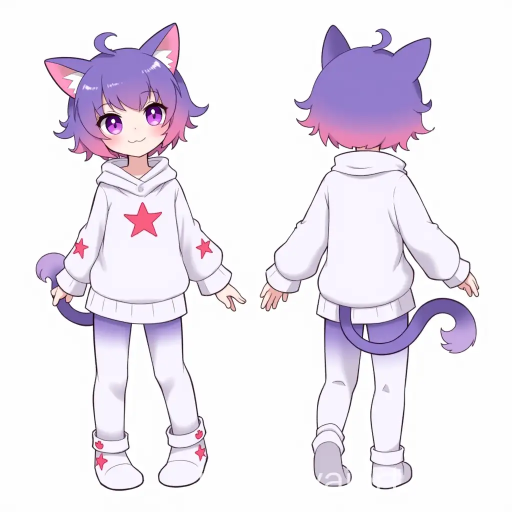 Female-Mobian-Cat-with-PurplePink-Ombre-Fur-and-Star-Details