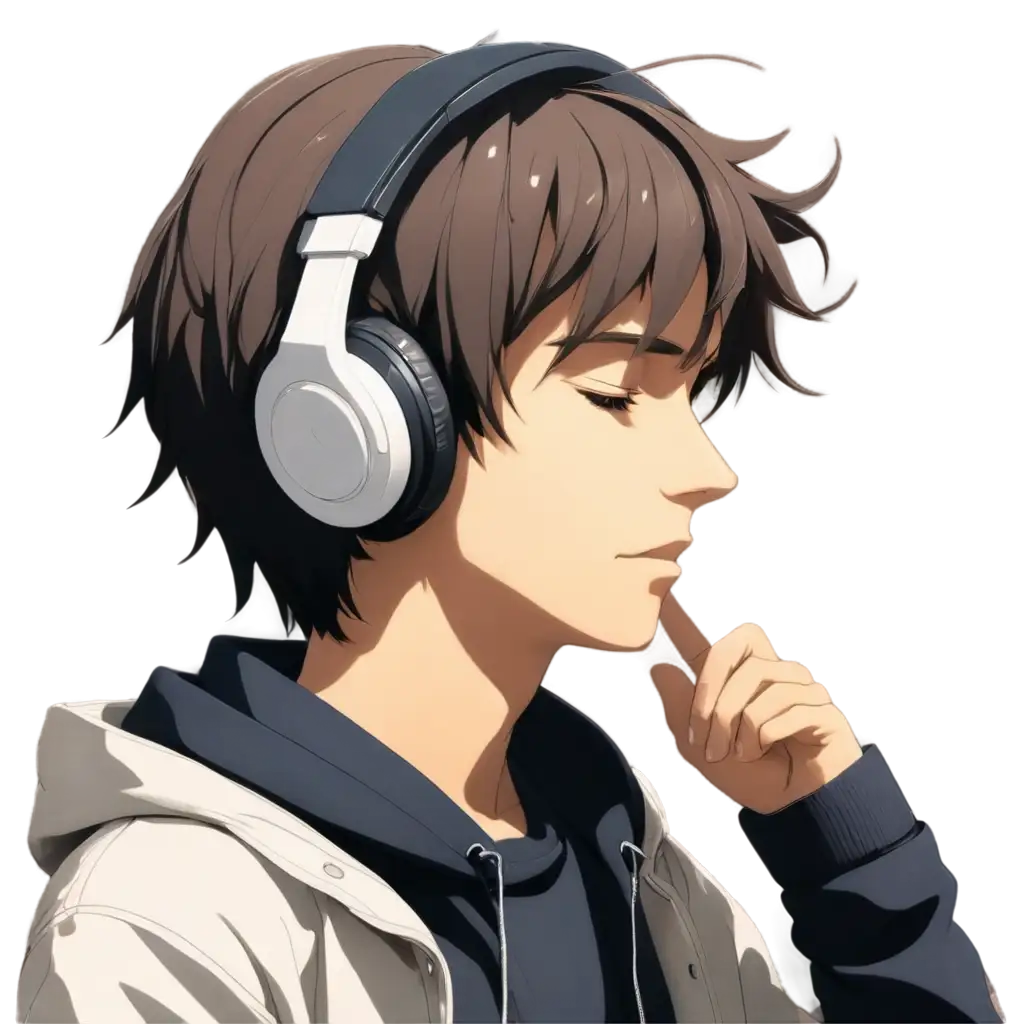 anime-boy-face-listening-to-a-song-with-sad-eyes-closed-PNG-Image-for-Emotional-Artistry