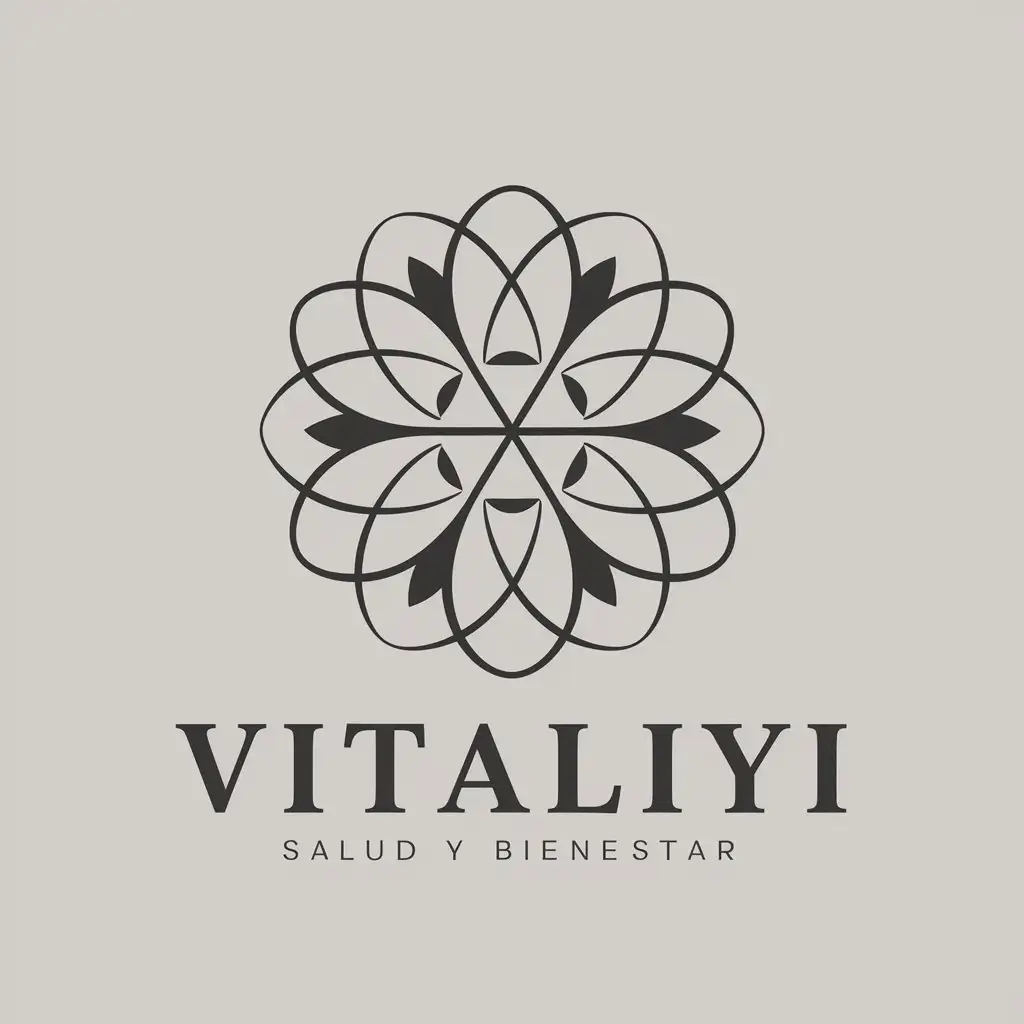 LOGO Design for VITALIYI SALUD Y BIENESTAR with a Modern Internet Industry Theme