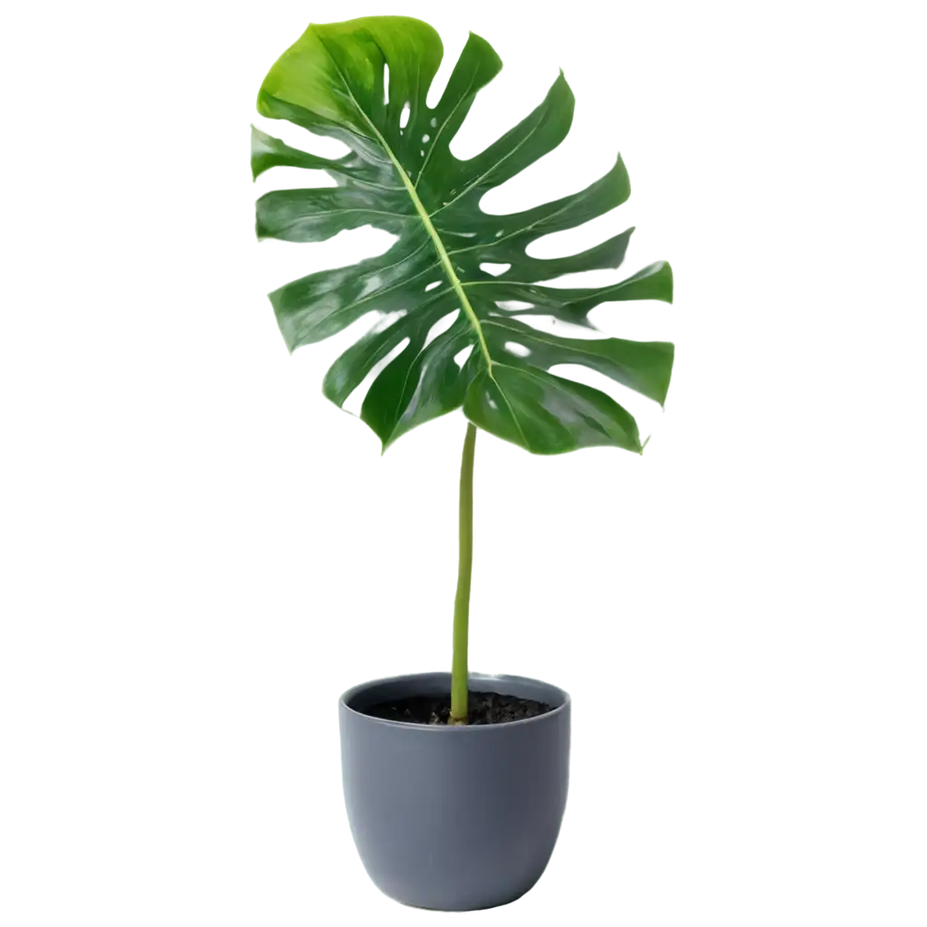 HighQuality-Monstera-in-a-Pot-PNG-Image-for-Diverse-Applications