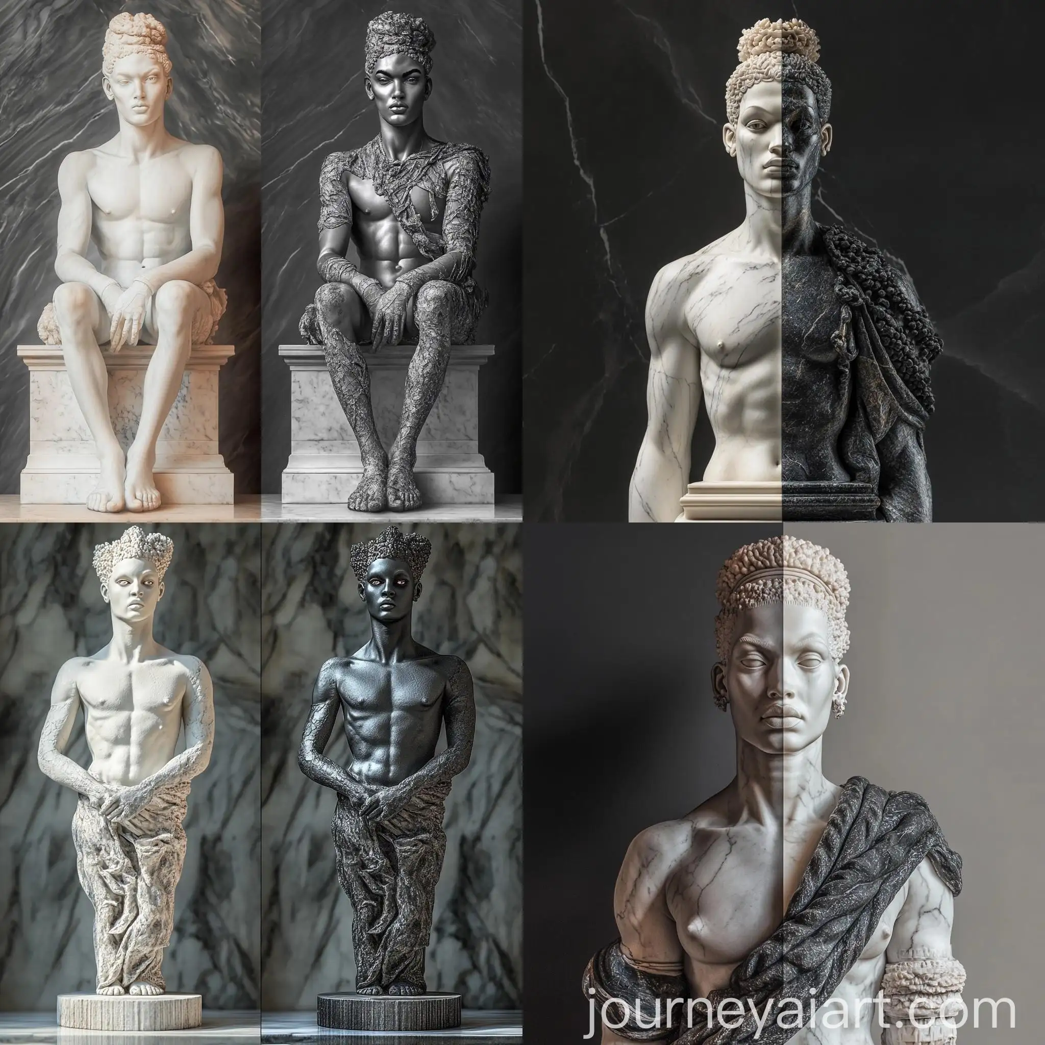 Dark-Marble-Statue-Transformation-with-Rich-Texture-and-Details