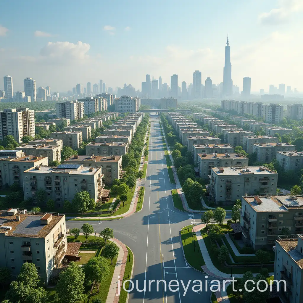 Developed-Infrastructure-in-a-Suburban-Residential-Complex