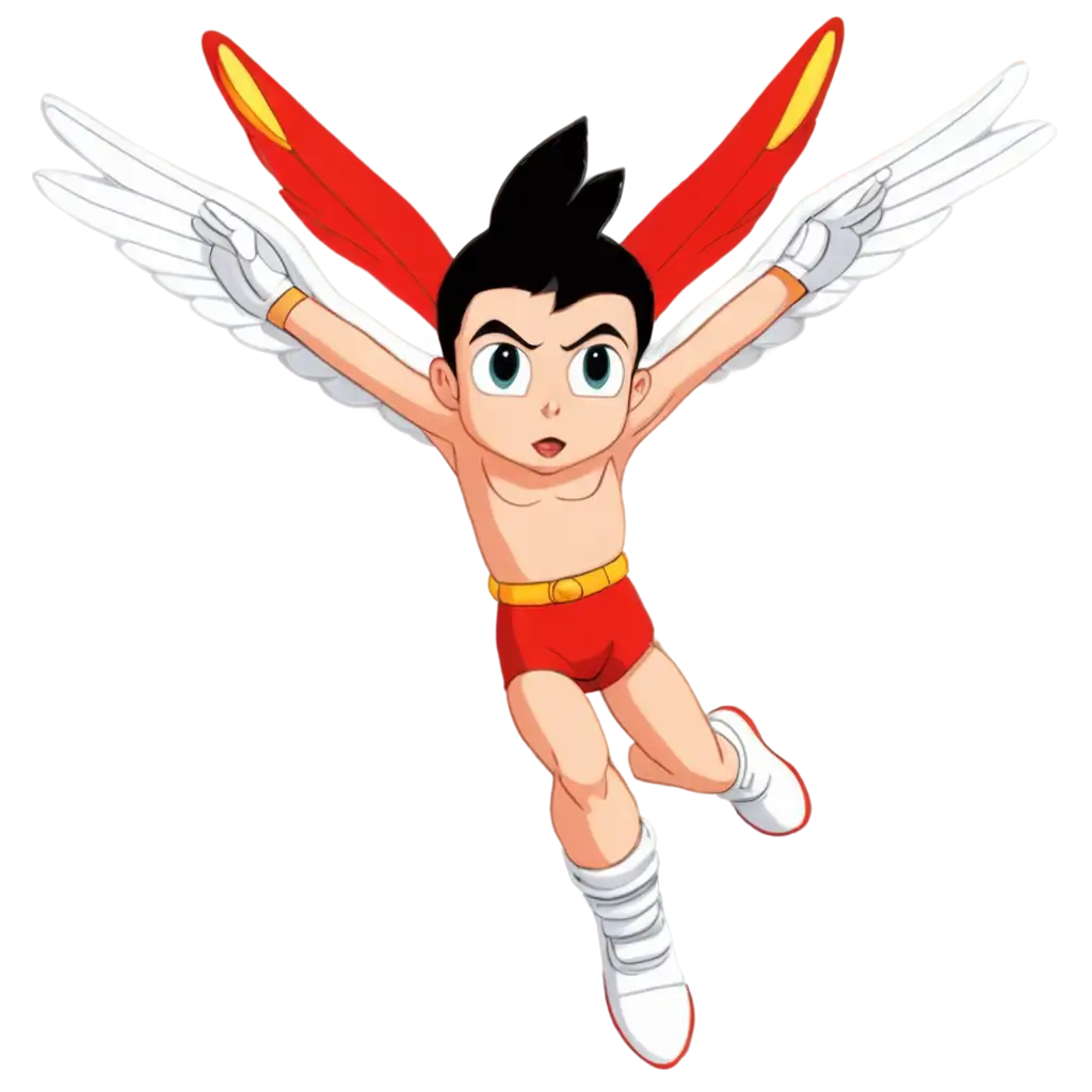 Flying-Astro-Boy-PNG-Image-HighQuality-Transparent-Artwork-for-Diverse-Applications
