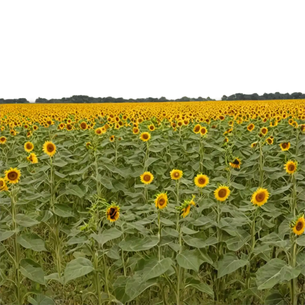 Vibrant-Sunflower-Field-PNG-Image-for-Digital-Creations-and-Designs