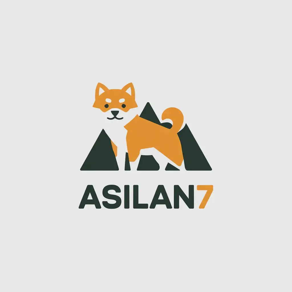 LOGO-Design-for-Asilan7-Minimalistic-Shiba-Inu-Vector-Logo-for-Camping-Industry