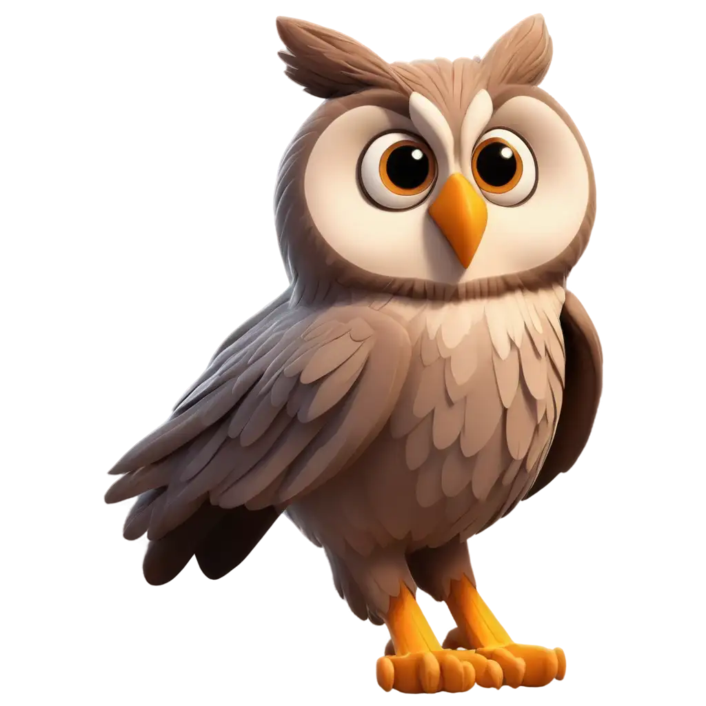 Cartoon-Style-3D-Owl-PNG-Enhance-Your-Designs-with-Whimsical-Charm