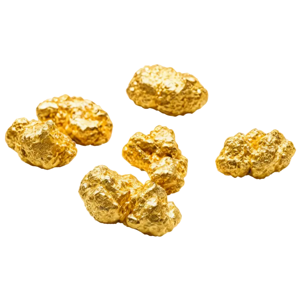 Golden-Nuggets-PNG-Image-HighQuality-Transparent-Design-for-Digital-Use