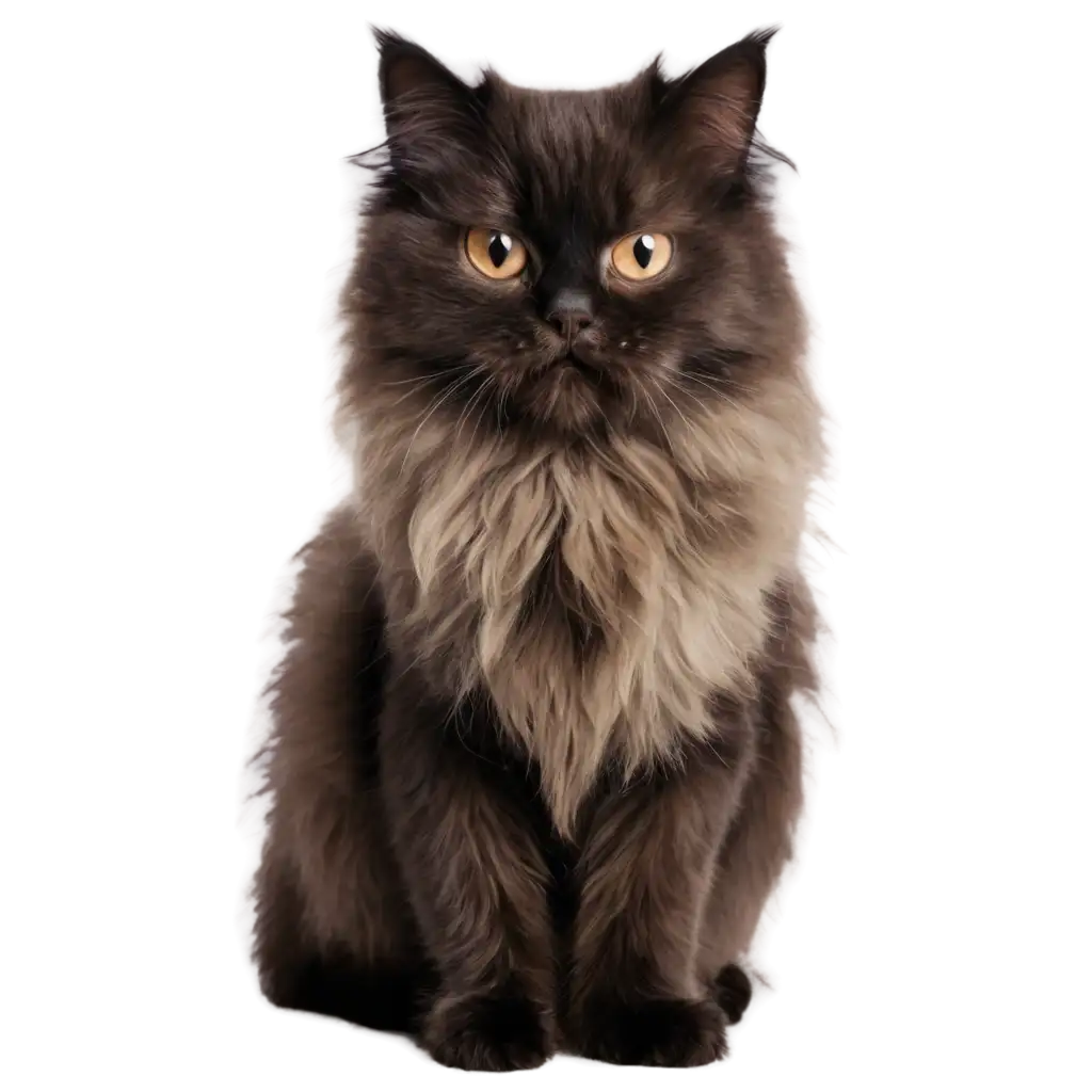 Fluffy-Hairy-Cat-PNG-Adorable-Feline-Illustration-for-Digital-Media