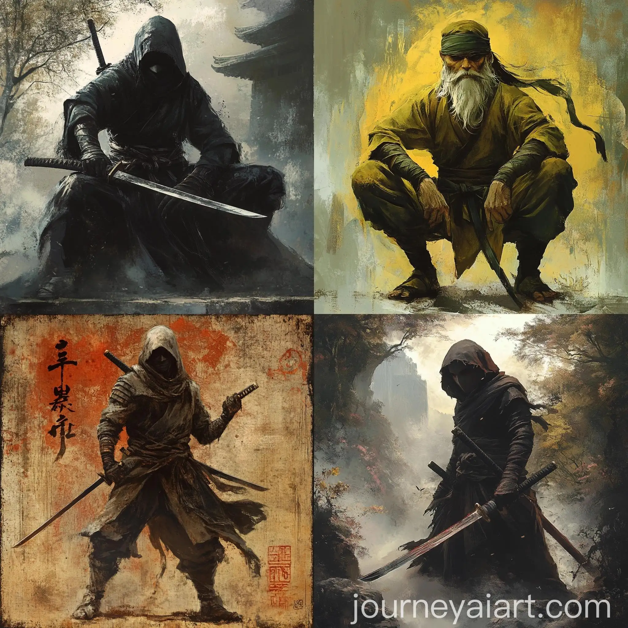 Ancient-Ninja-in-Traditional-Attire
