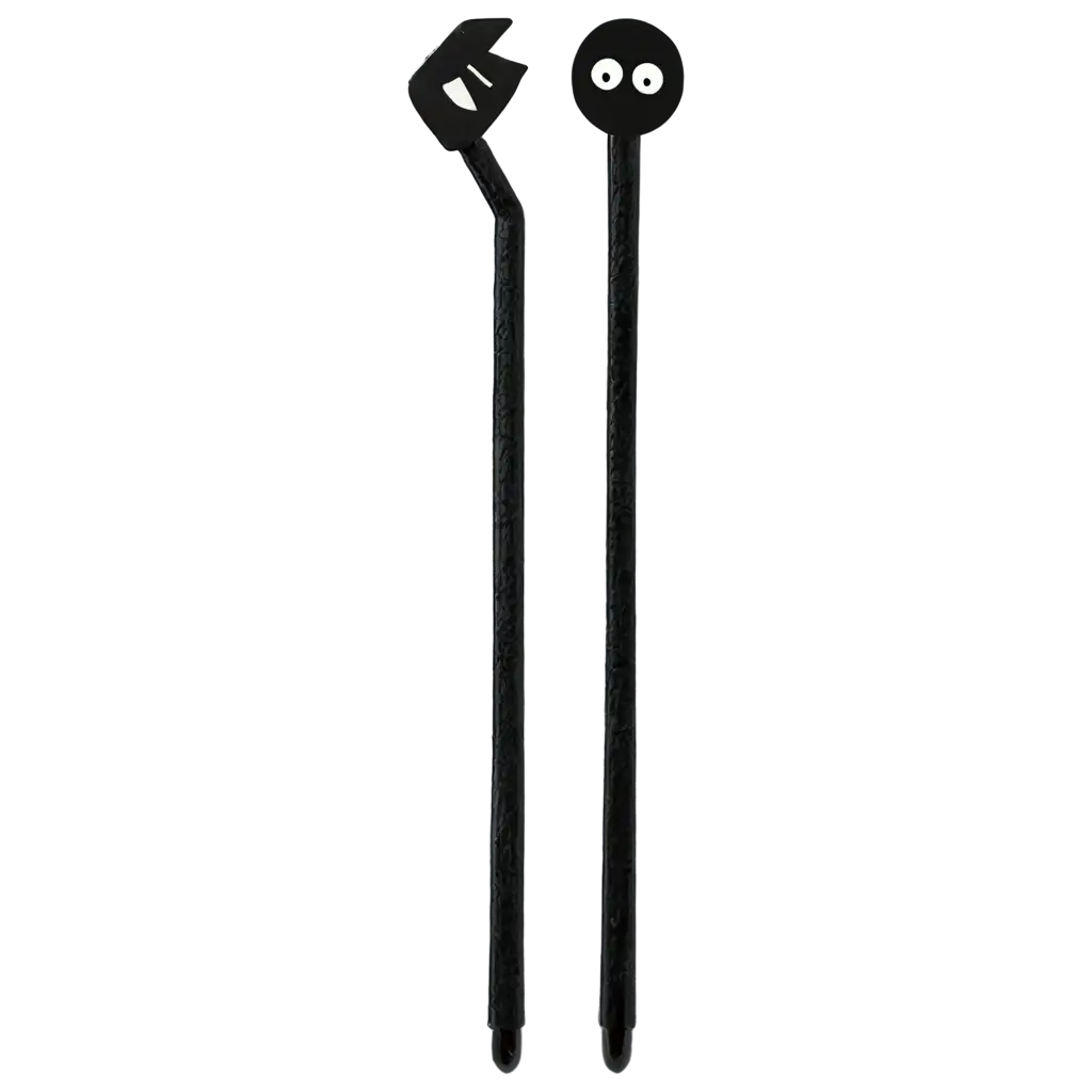 Street-Black-Stick-PNG-HighQuality-Transparent-Image-for-Versatile-Uses