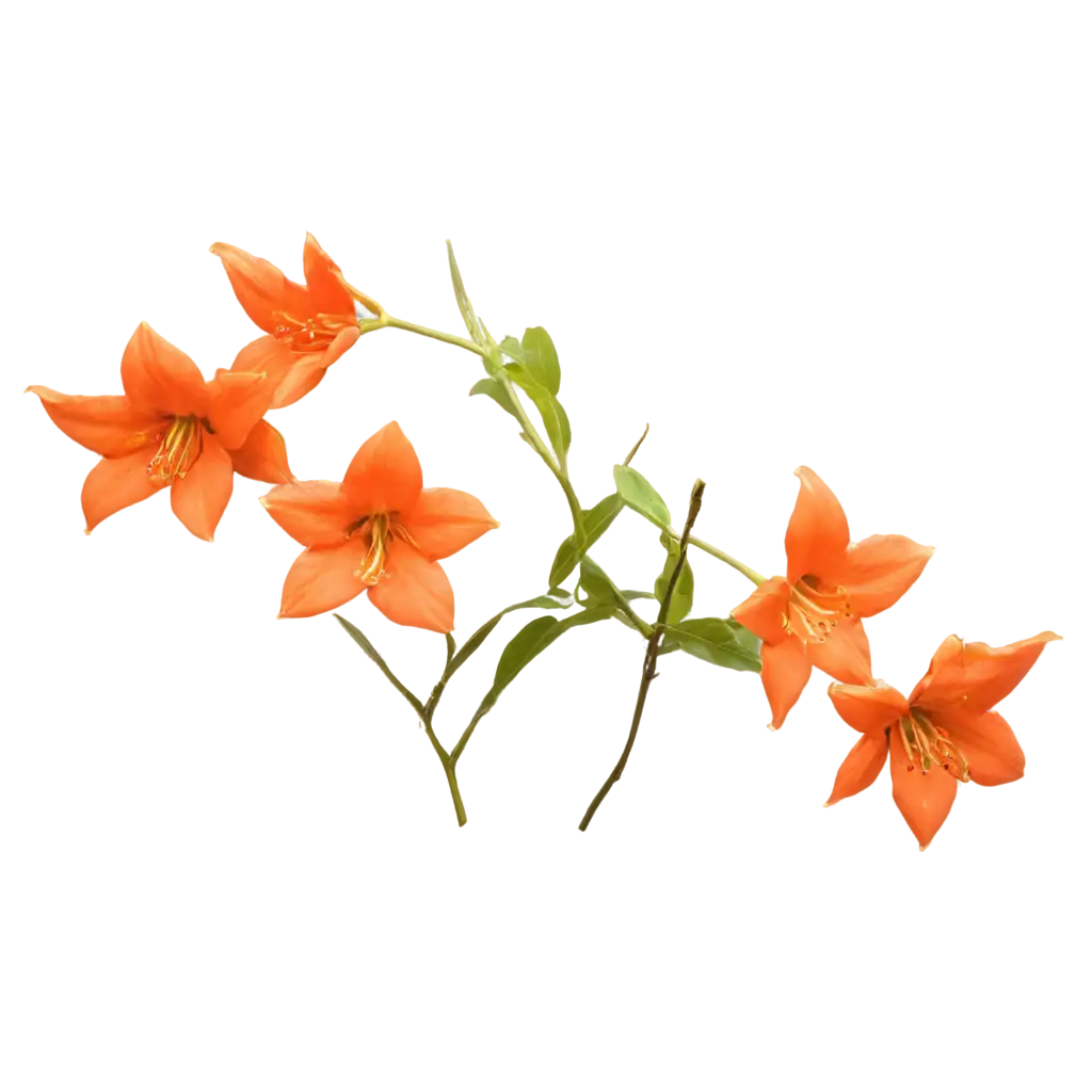 Campsis-Radicans-PNG-HighQuality-Image-of-the-Trumpet-Vine-for-Various-Applications