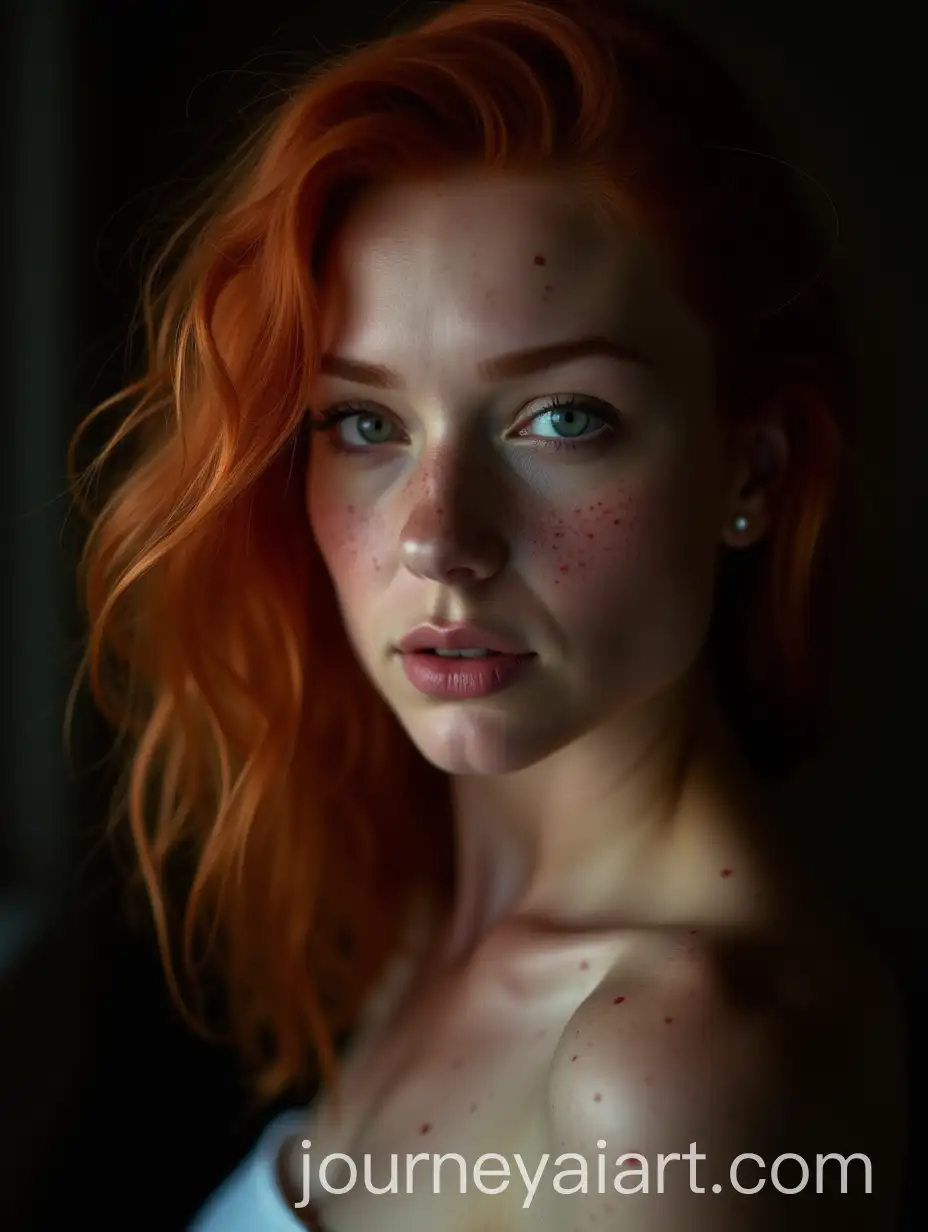 Stunning-Redhead-Model-with-Freckles-in-Cinematic-Portrait