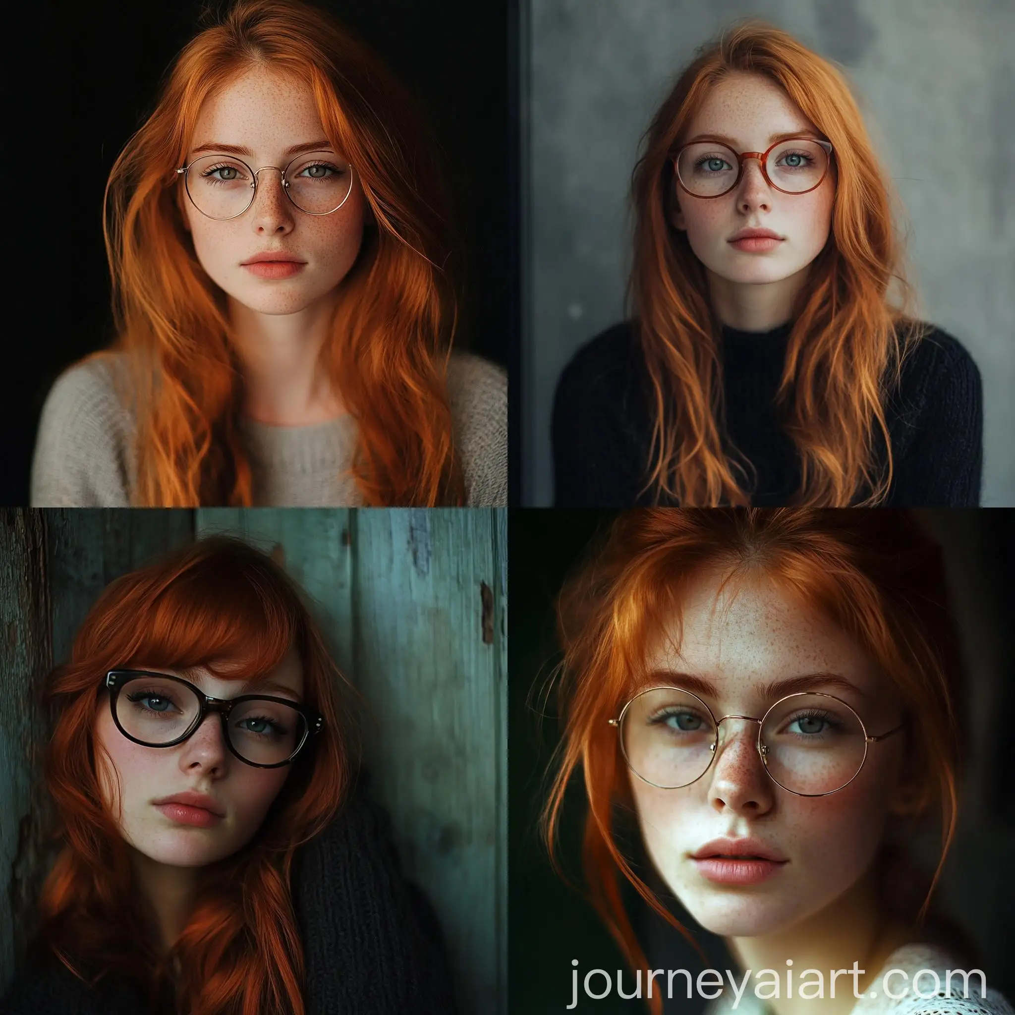Young-Redhaired-Woman-with-Glasses-Portrait