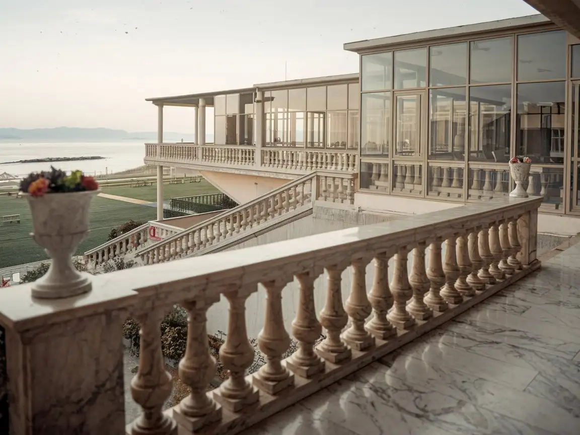 1970s-Celebration-at-Pioneer-Childrens-Camp-with-Sea-View-and-Marble-Details