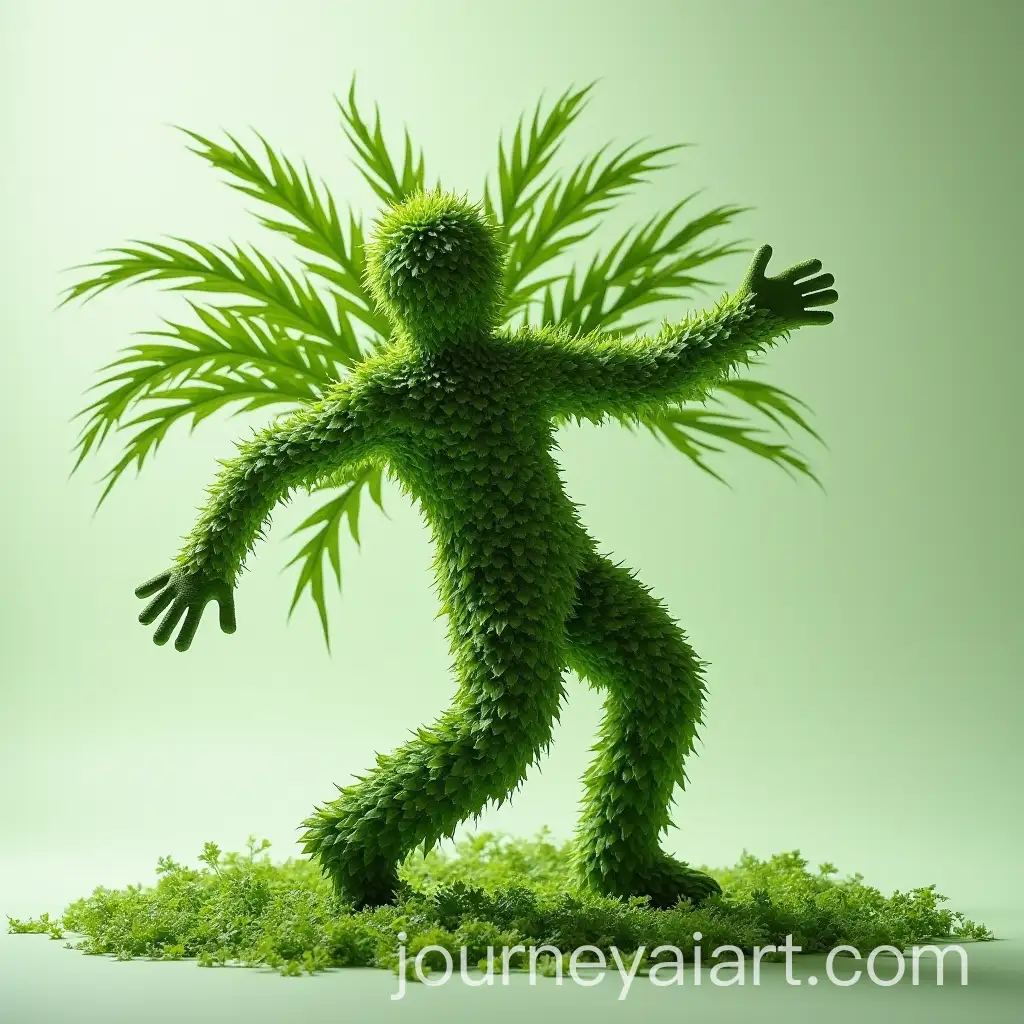 Palm-Tree-Leaf-Dancing-on-Beach-in-Humanlike-Motion